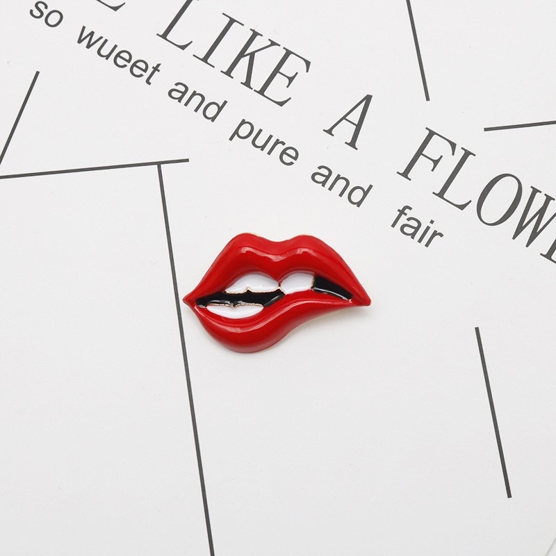Factory direct sales of lip brooches Item Picture