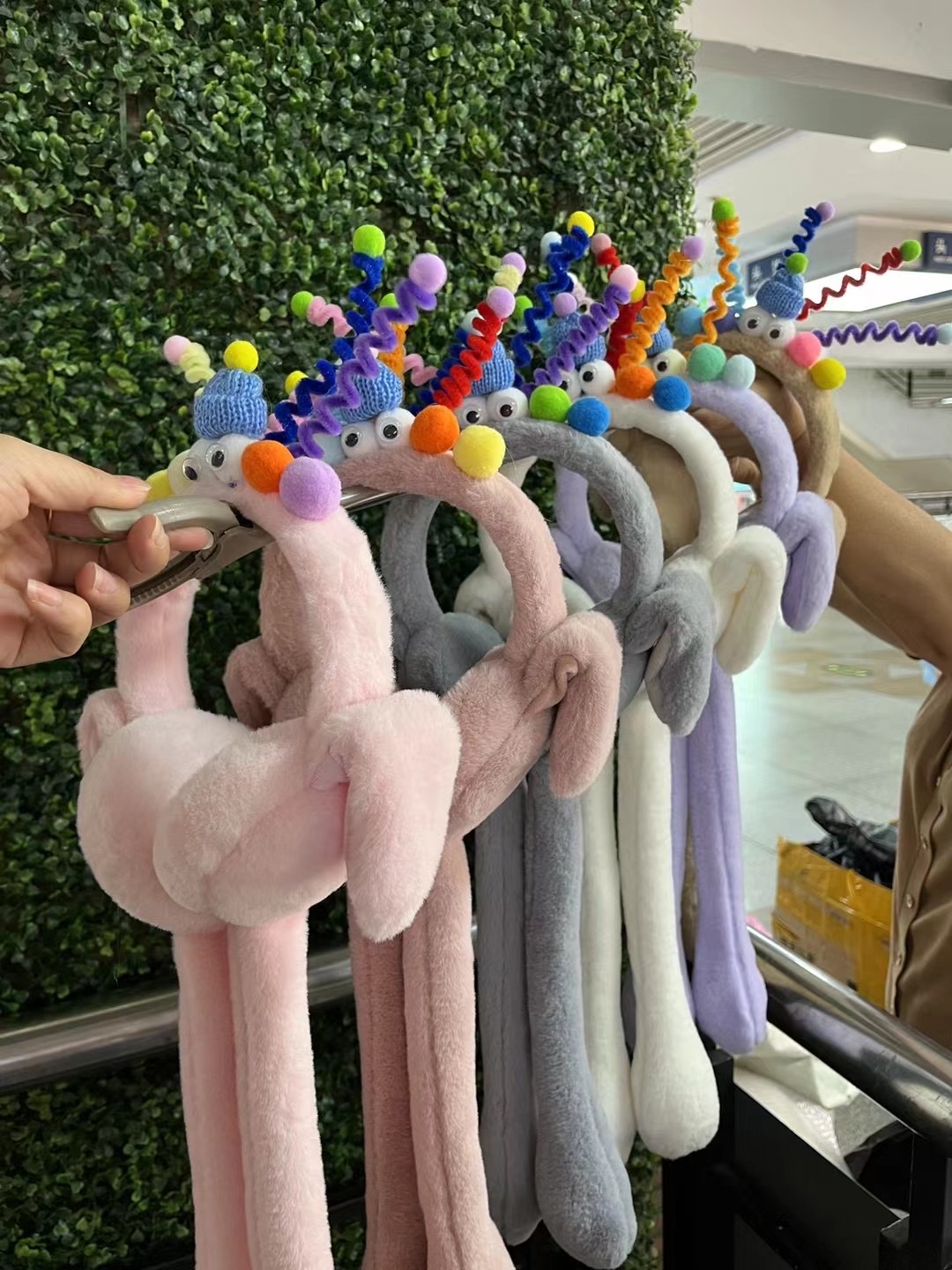 流行成人/儿童款可爱/耳朵会动的/气囊耳罩/带声音产品图