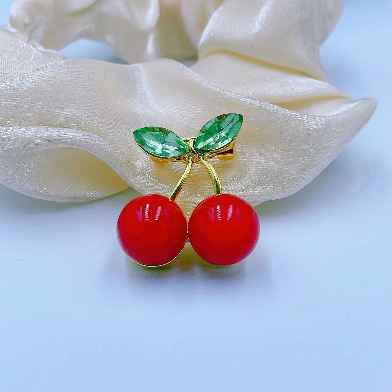 Cherry brooch factory direct sales details Picture