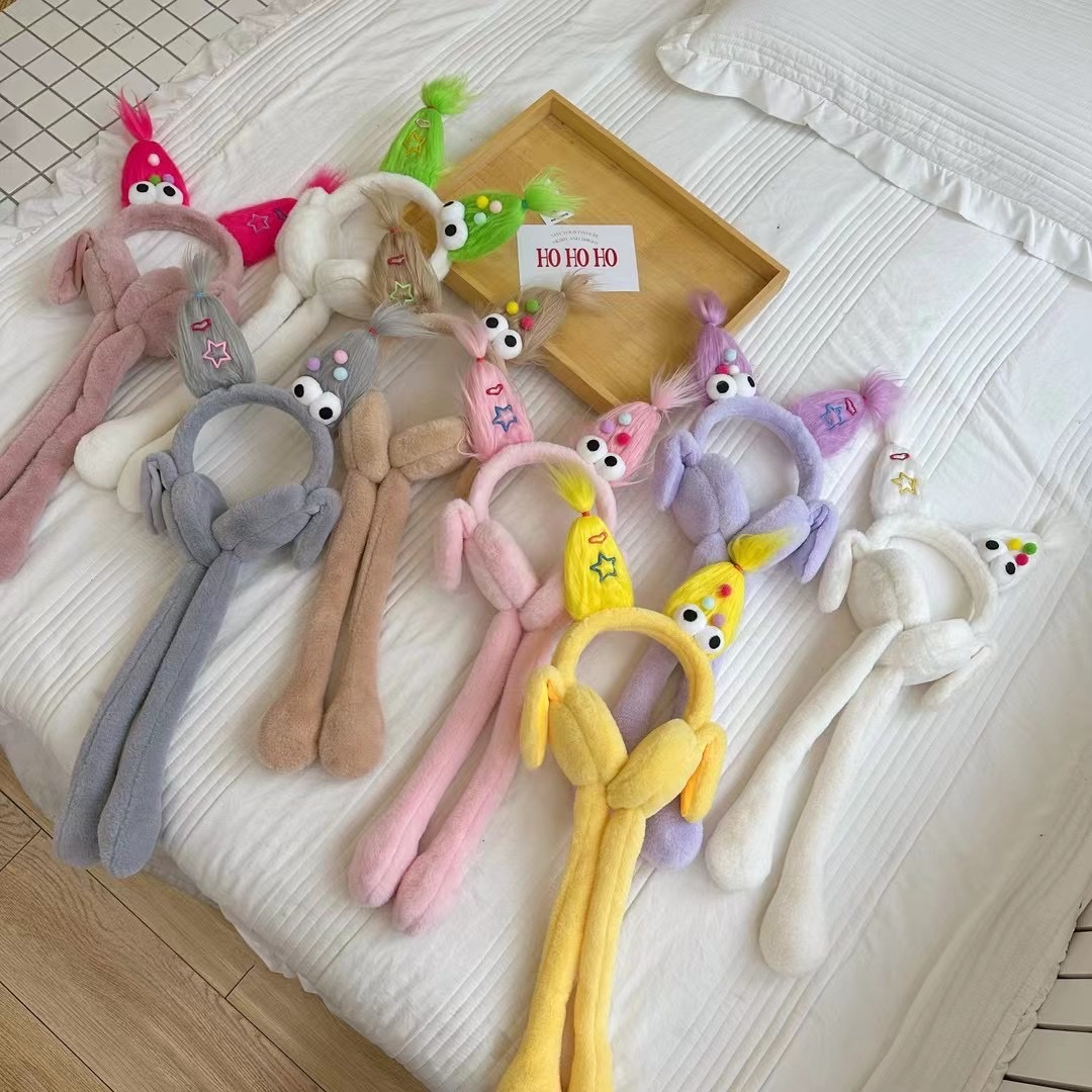 流行成人/儿童款可爱/耳朵会动的/气囊耳罩/带声音细节图