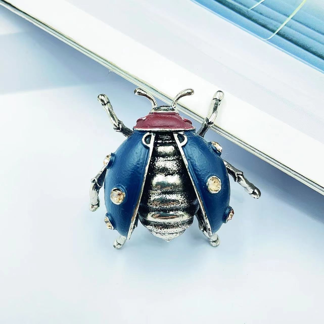 Beetle Seven-star Ladybug brooch Factory direct sales details Picture