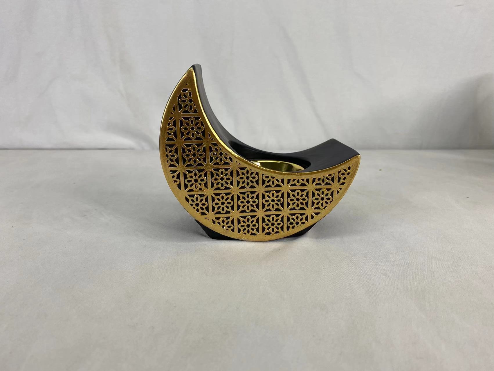New Ramadan Resin Moon Incense Burner Charcoal Stove details Picture