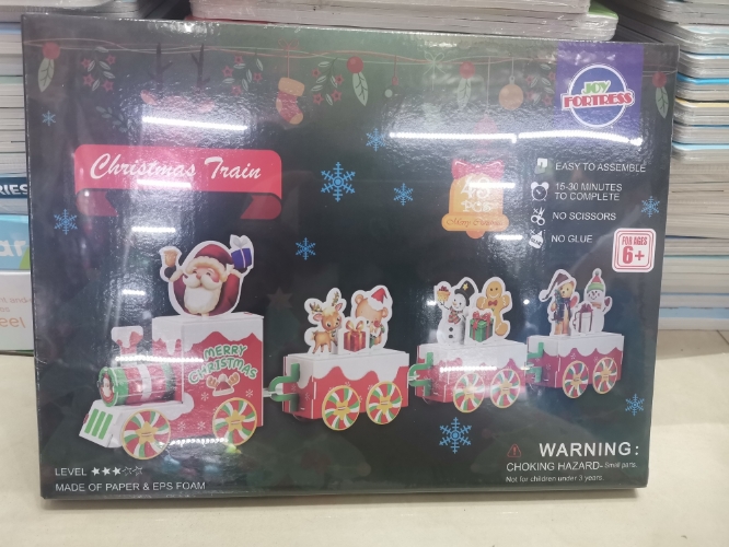 DIY Christmas 3D Jigsaw Puzzle Series promotional gifts and giveaways detail image 8
