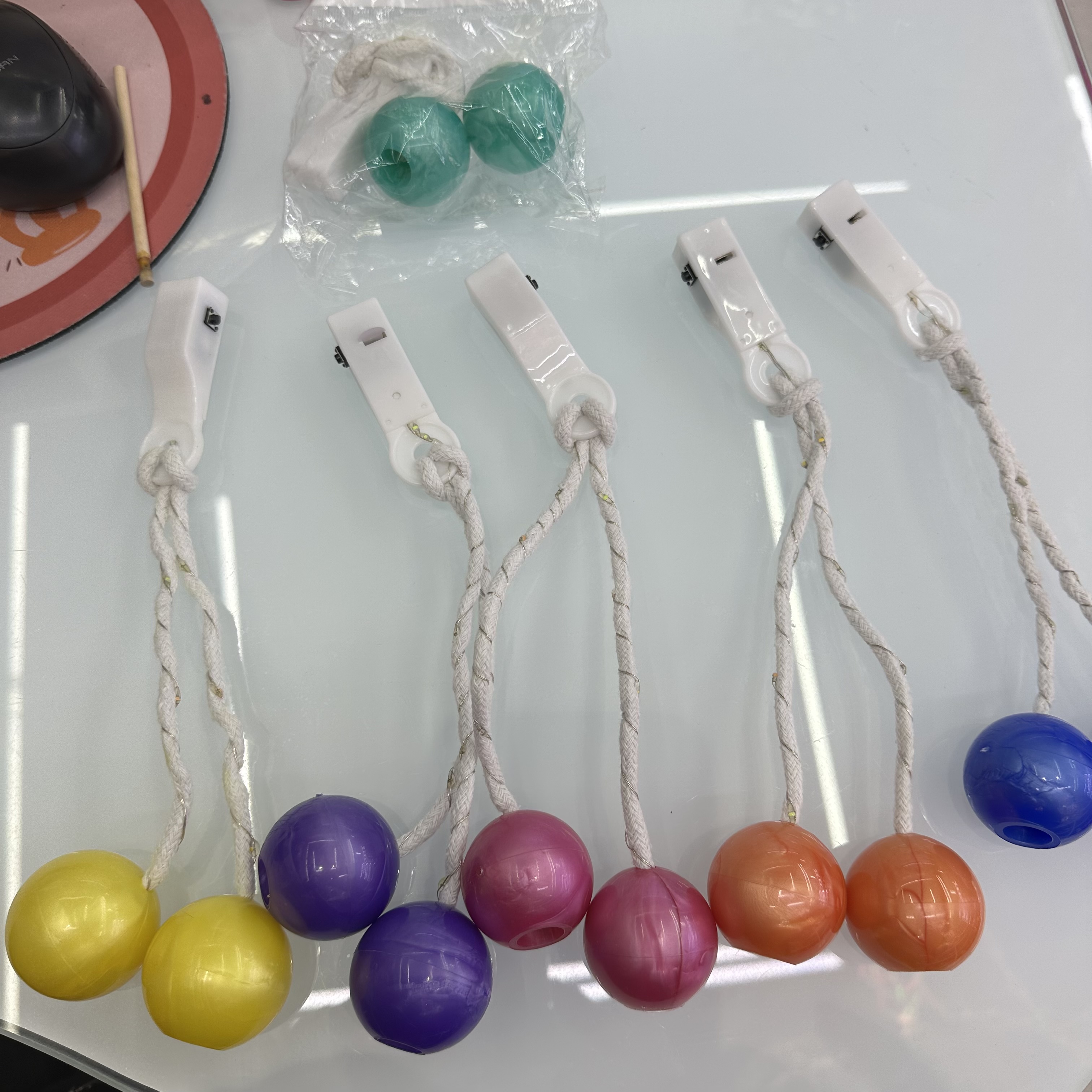 发光哒哒球/带灯啪啪球龙/减压甩甩球产品图