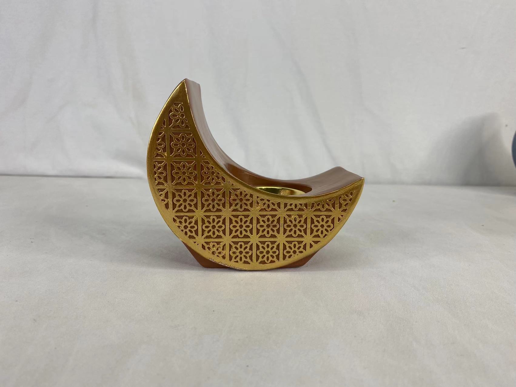New Ramadan Resin Moon Incense Burner Charcoal Stove Application Scenario
