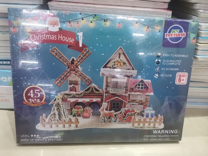 DIY Christmas 3D Jigsaw Puzzle Series promotional gifts and giveaways detail image 6
