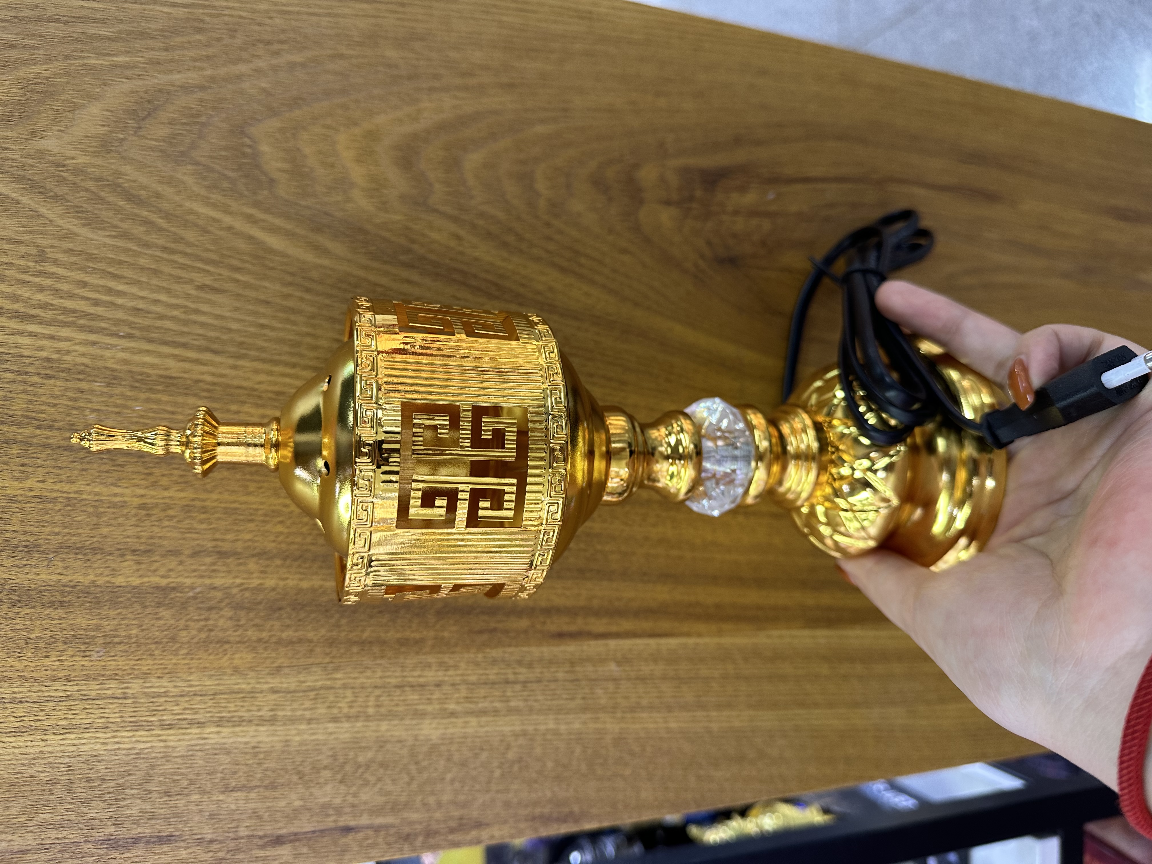 New Hardware Electroplating Incense Burner Electric Furnace Charcoal Stove Gift Crafts Item Picture