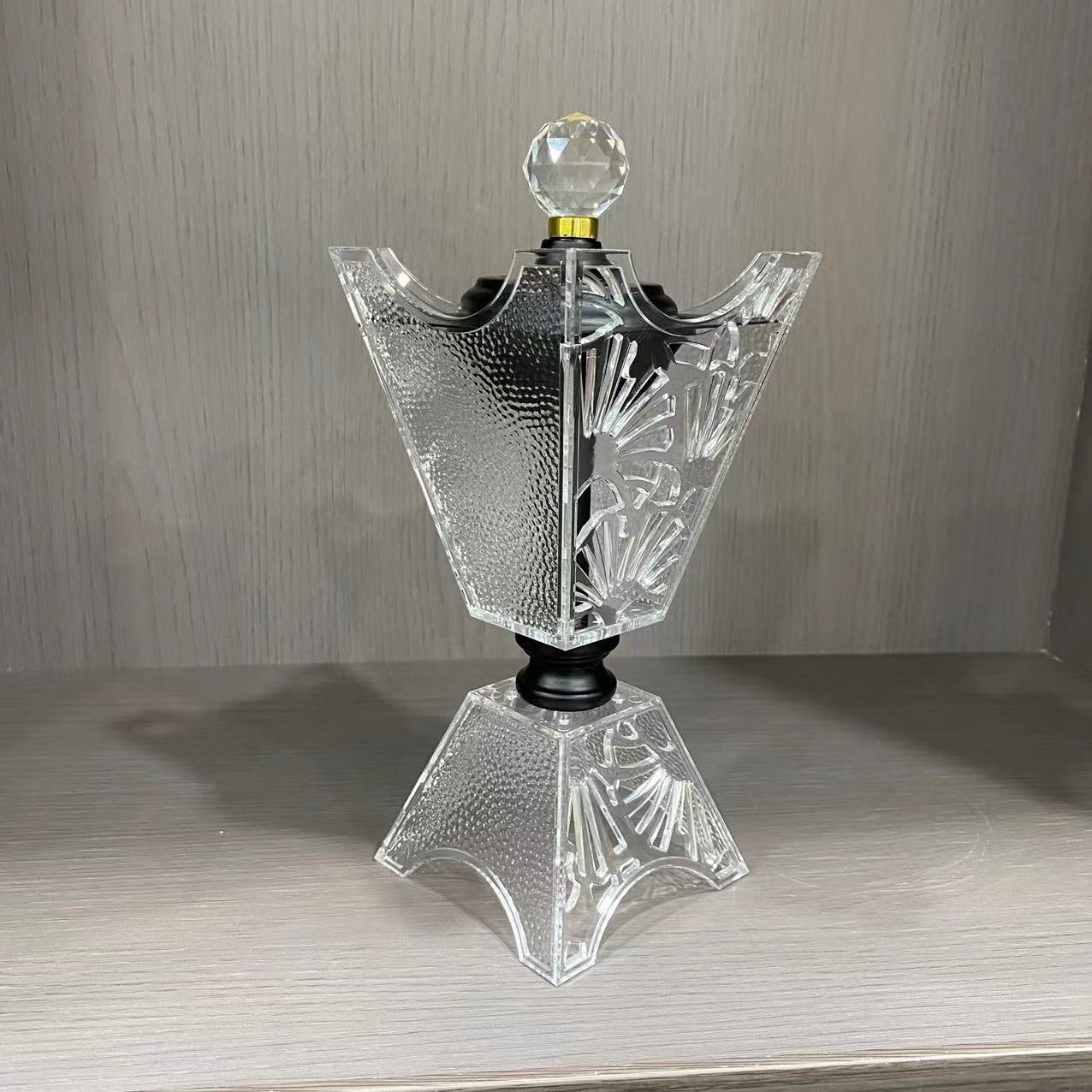 Explosive Hollow Acrylic Pc Transparent Incense Burner Charcoal Stove Gift Crafts 7301 Application Scenario