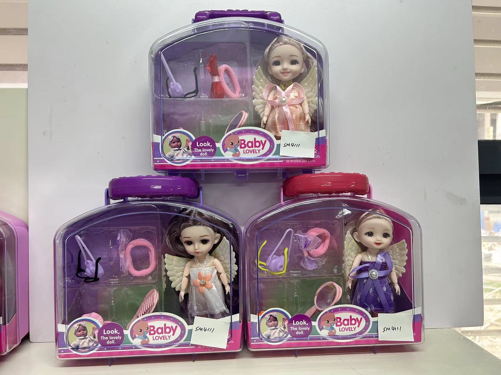 Suitcase Doll With Joint Girl Gift Diy Handmade Family Doll Toys