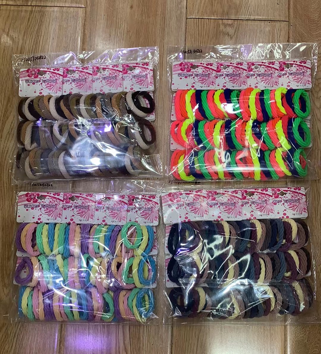 时尚女士大肠发圈 头绳皮筋套装 持久弹力不伤发质 发圈发饰扎发神器发圈详情图1