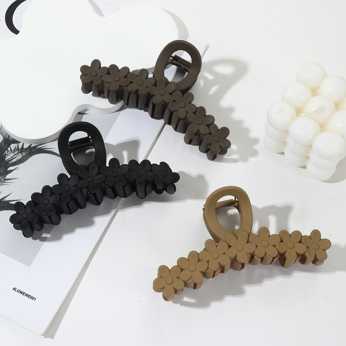 朋克风系. 轻奢时尚简约个性发爪黑色 、巧克力色、卡其色