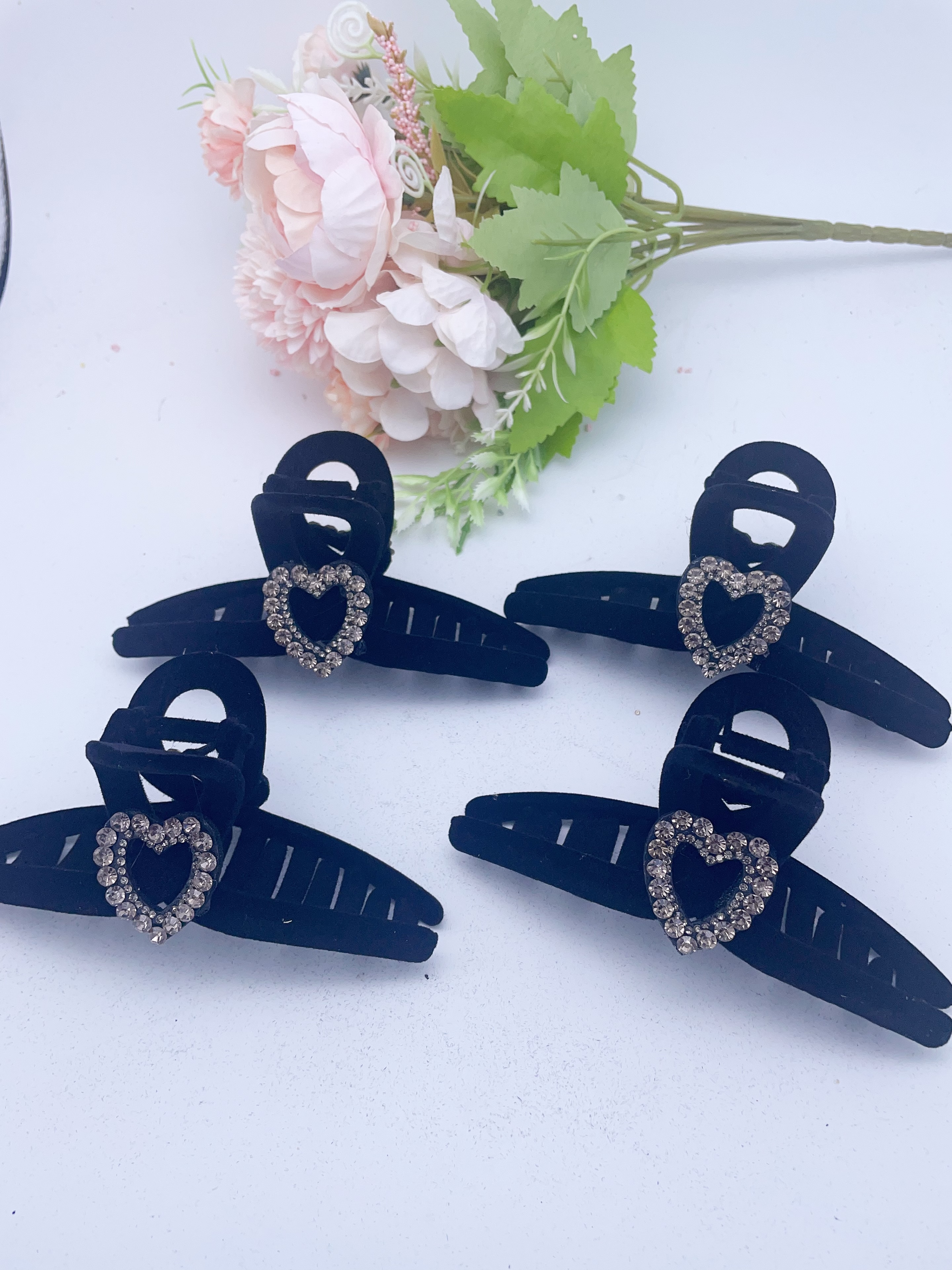 13 Cm Flocking Claw Clip Item Picture