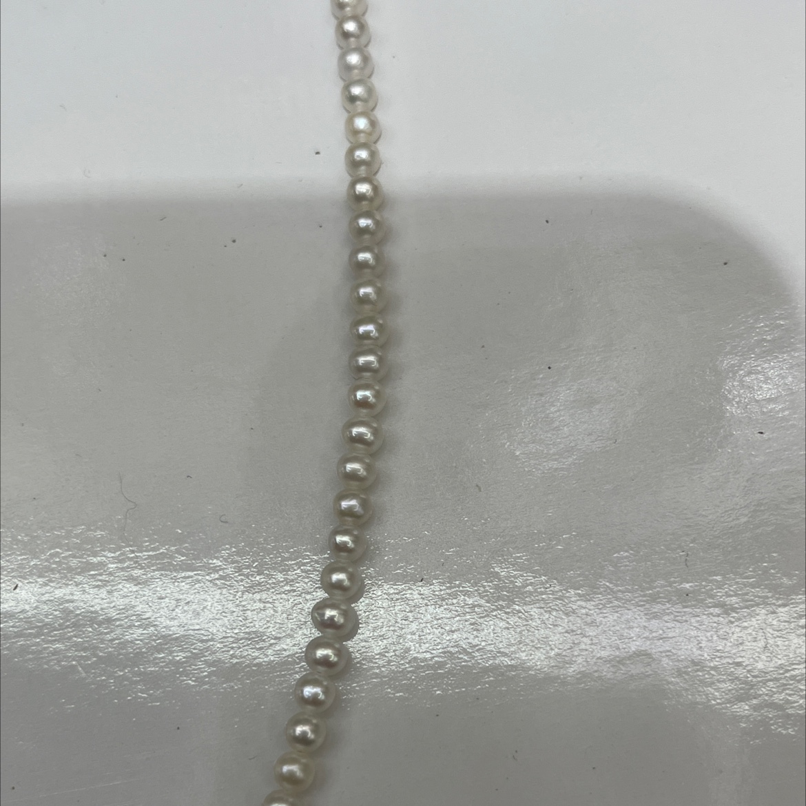 施家珍珠项链正品纯银女轻奢小众天然淡水baby小米粒颈链毛衣链详情图3