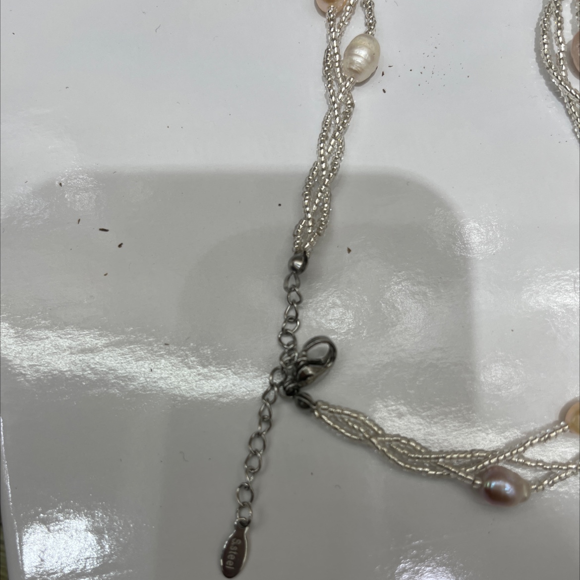 复古流行，经典时尚的神仙姐姐款淡水珍珠项链详情图2
