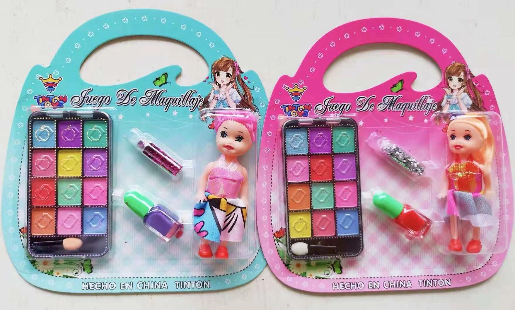 DIY化妆玩具套装图