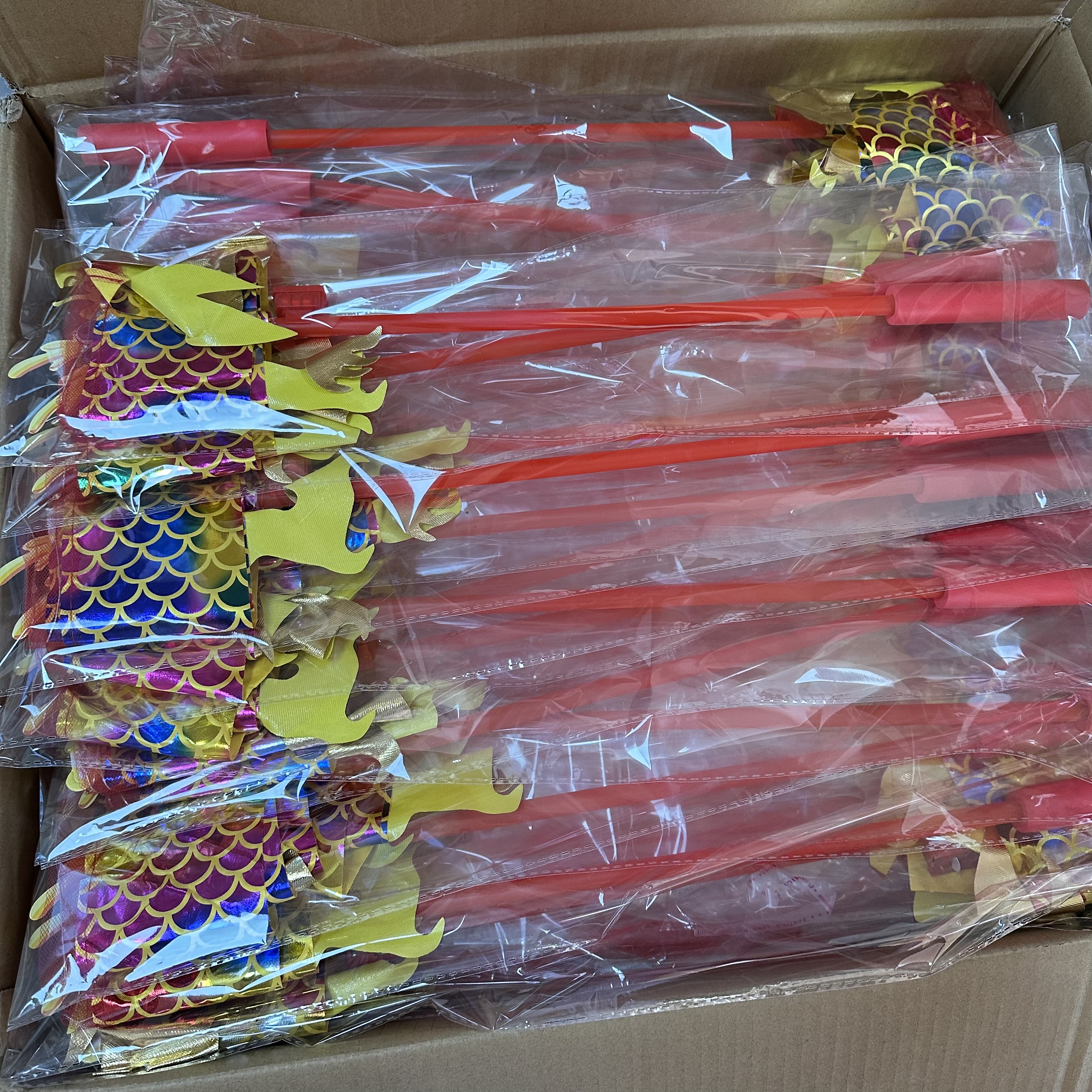 Dragon dance ribbons, dragon dance lantern props, glowing dragon lanterns, best-selling children's toys in the Year of the Dragon, fitness square dragon dance lanterns detail image 4