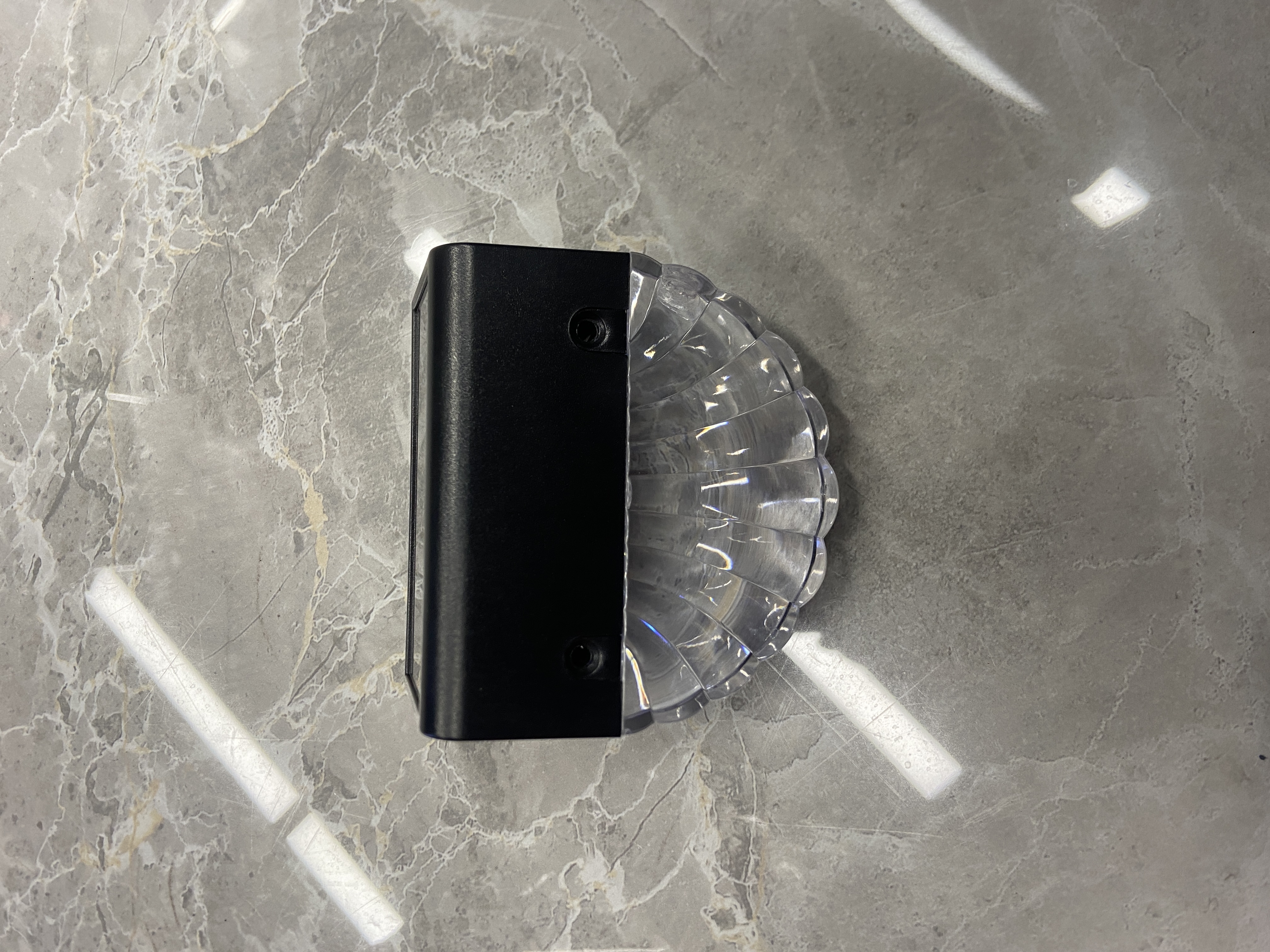 Solar acrylic step light, RGB+ warm light /200MAH/ABS+ acrylic