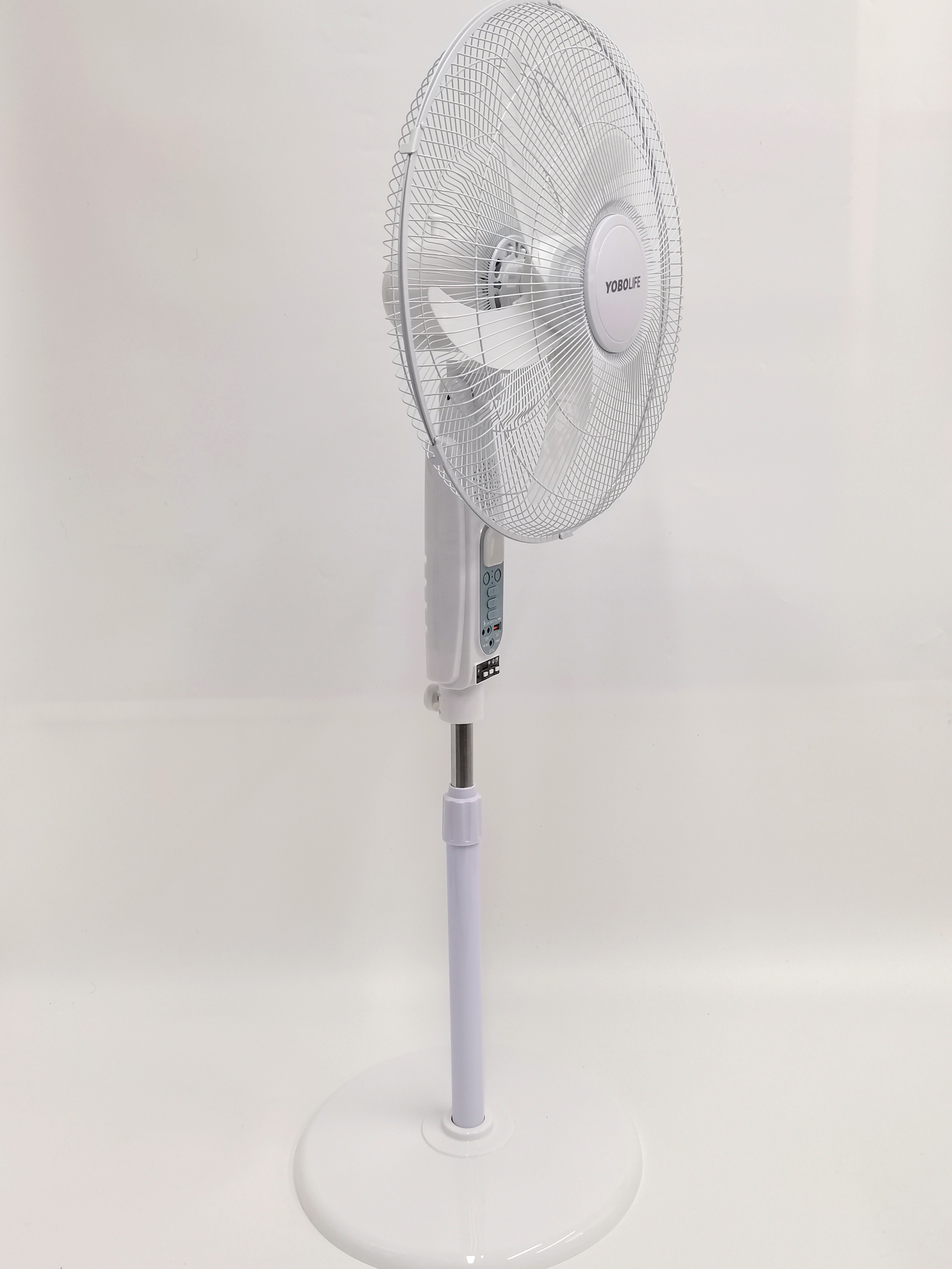 YOBOLIFE LM-187 Solar charging Electric fan details Picture