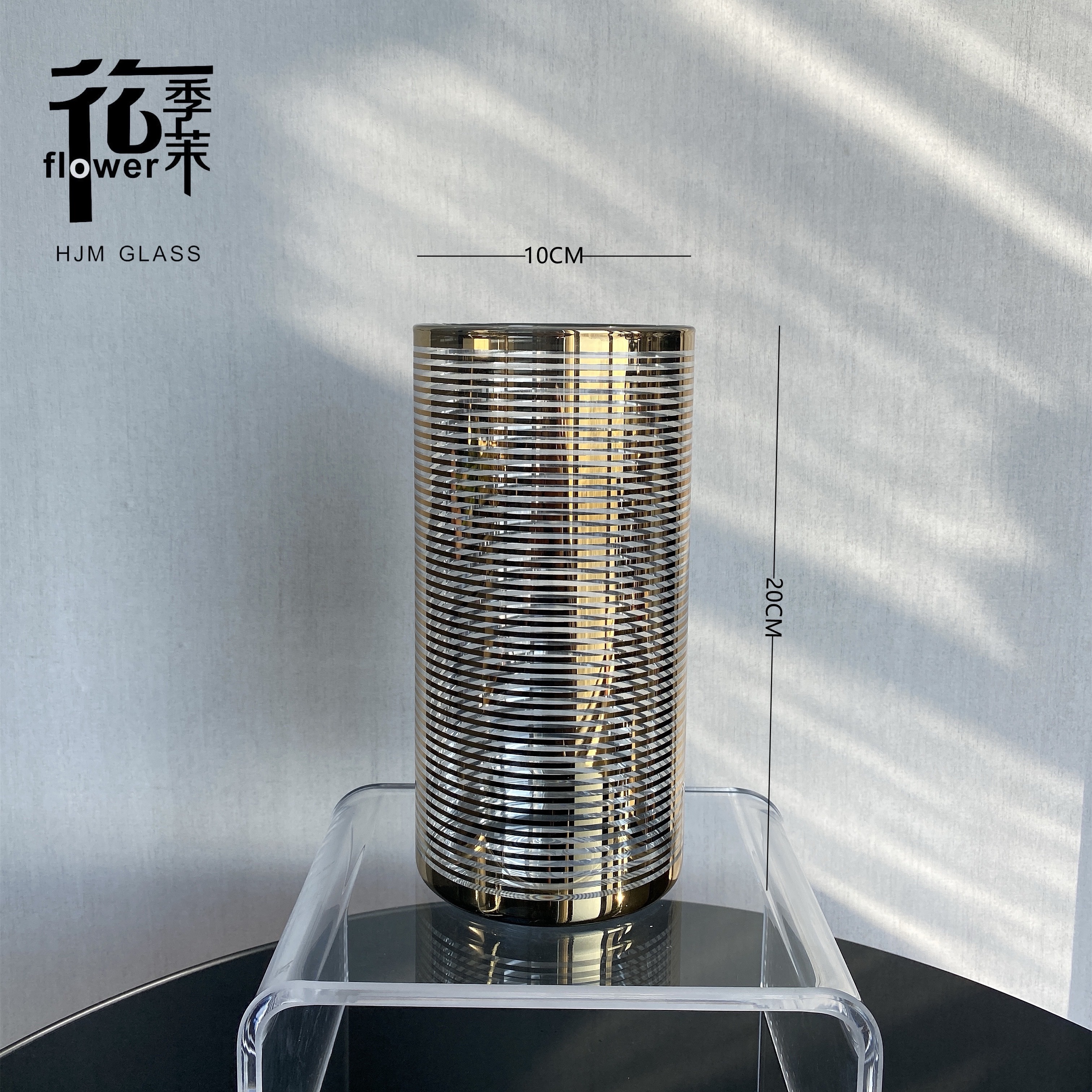 Laser-engraved glass vases Specification image