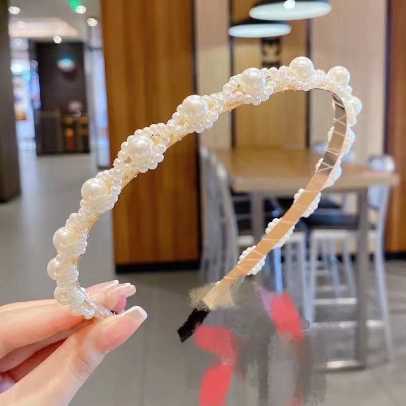 High-end pearl hair bands and headbands