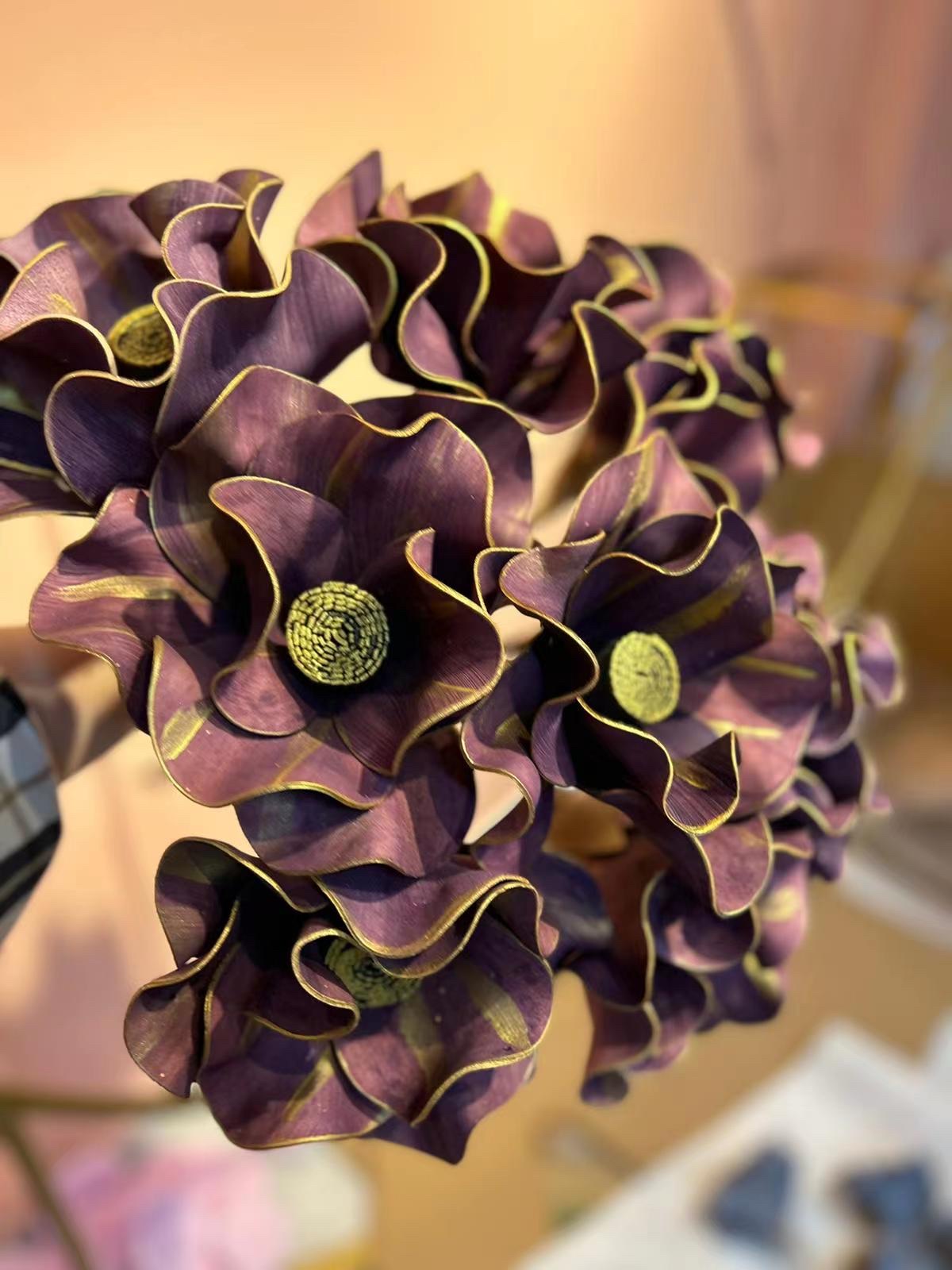EVA foam simulation flowers, European-style decorative flowers, custom foam decorative flowers