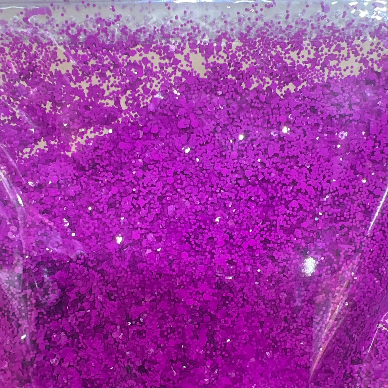 超薄莫兰迪色系金葱粉，混规格，魔力紫色，一公斤包装图