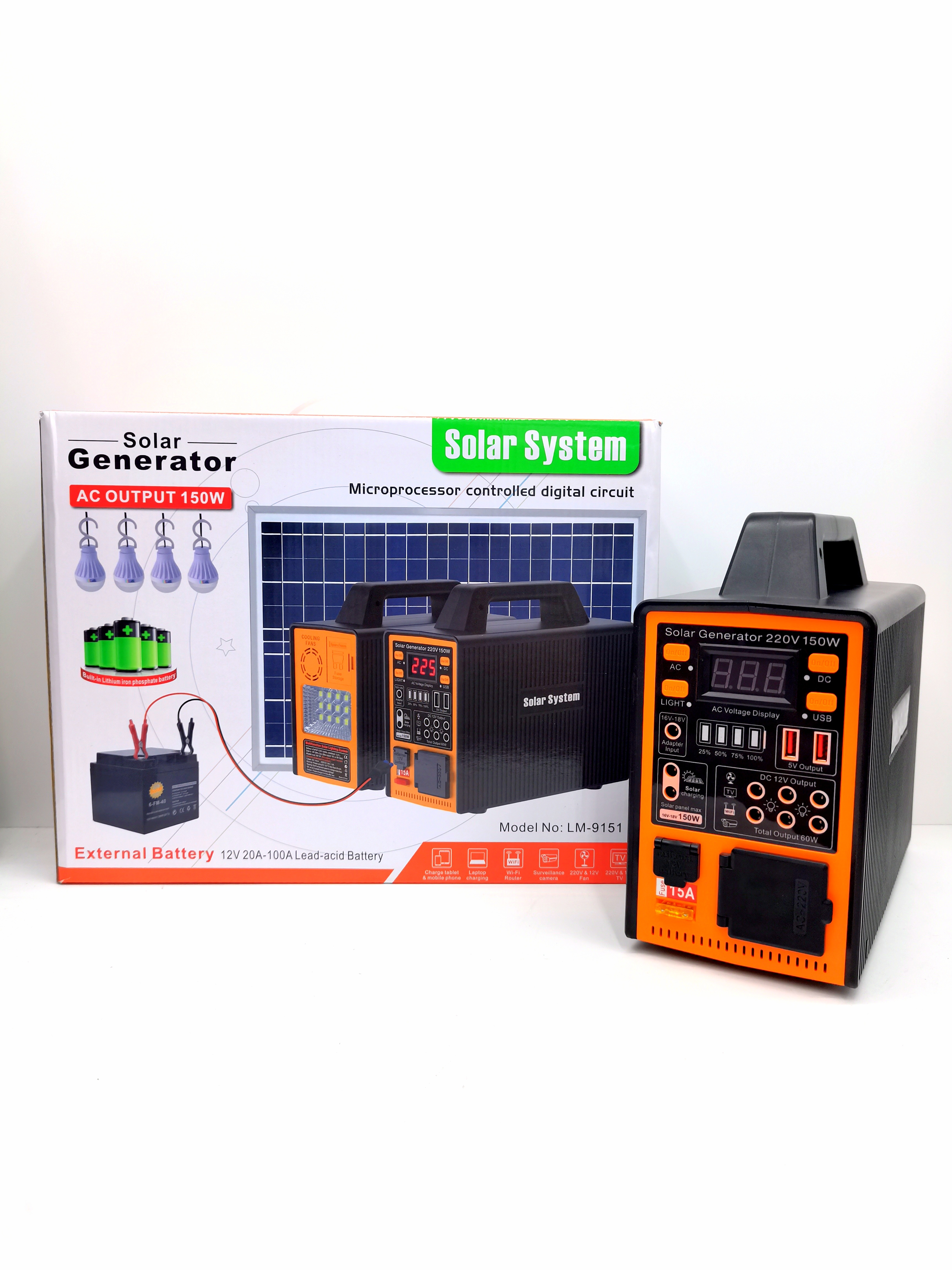 太阳能板/手机充电/户外/逆变储能细节图