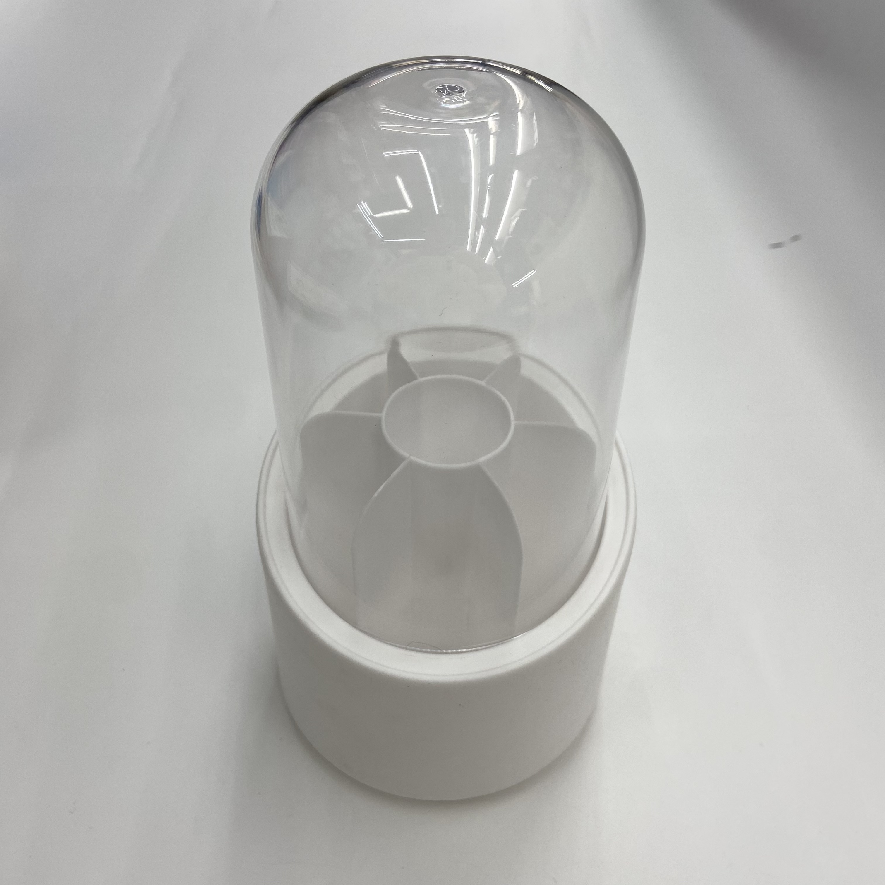 Makeup brush storage bucket, dust-proof rotating brush cylinder, transparent acrylic box, desktop lipstick and cosmetics storage box Specification image