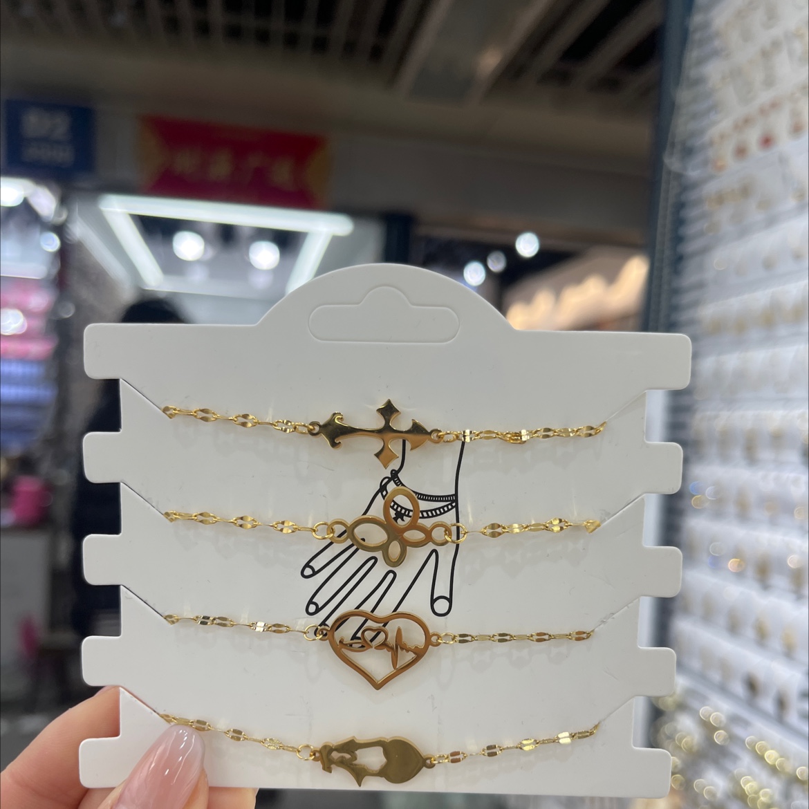 耳饰/欧美铜锆石耳环套装/天然珍珠耳钉/陶瓷手链产品图