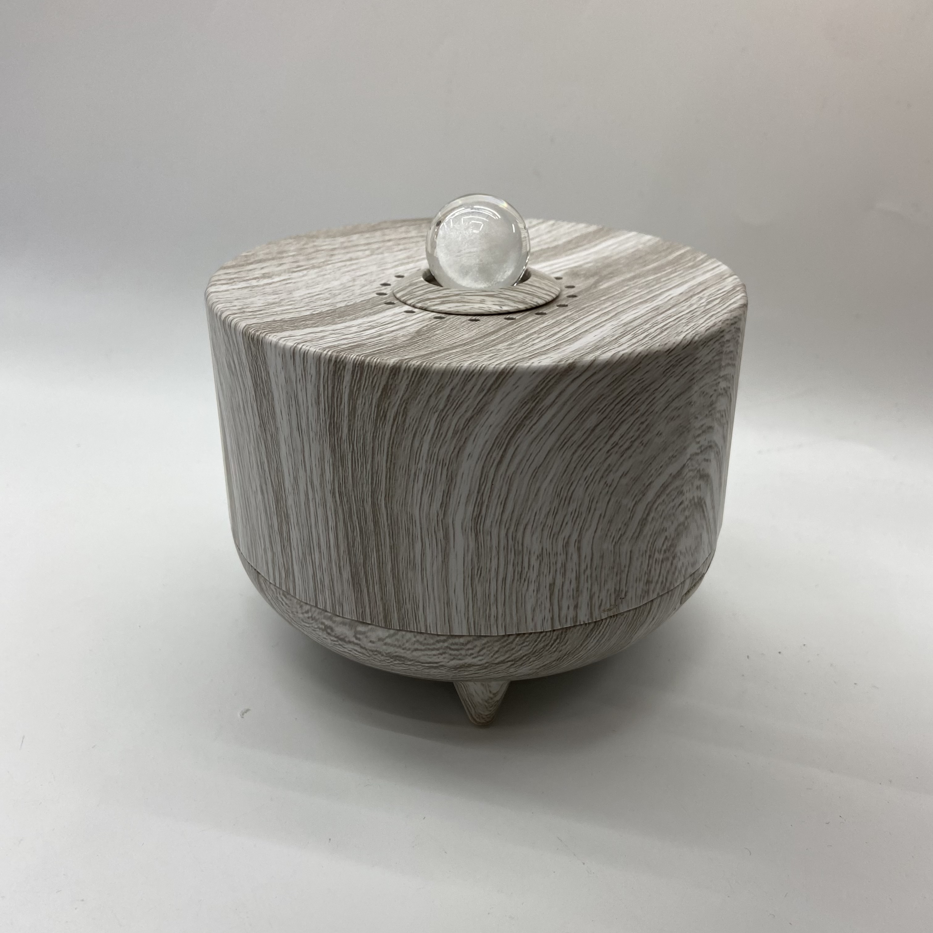 Desktop seven-color simulated flame bead wood grain aroma diffuser, bedroom air humidifier, essential oil diffuser details Picture