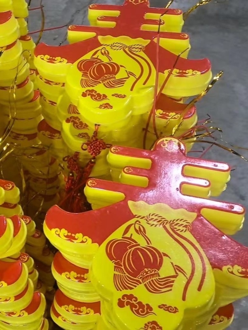 Outdoor hanging items, 35cm waterproof tree lights, street lighting, warm light project, atmosphere lights, town tourist attractions, scenic spots, landscape photography, Spring Festival and National Day theme parties, event lighting, Chinese festivals detail image 4