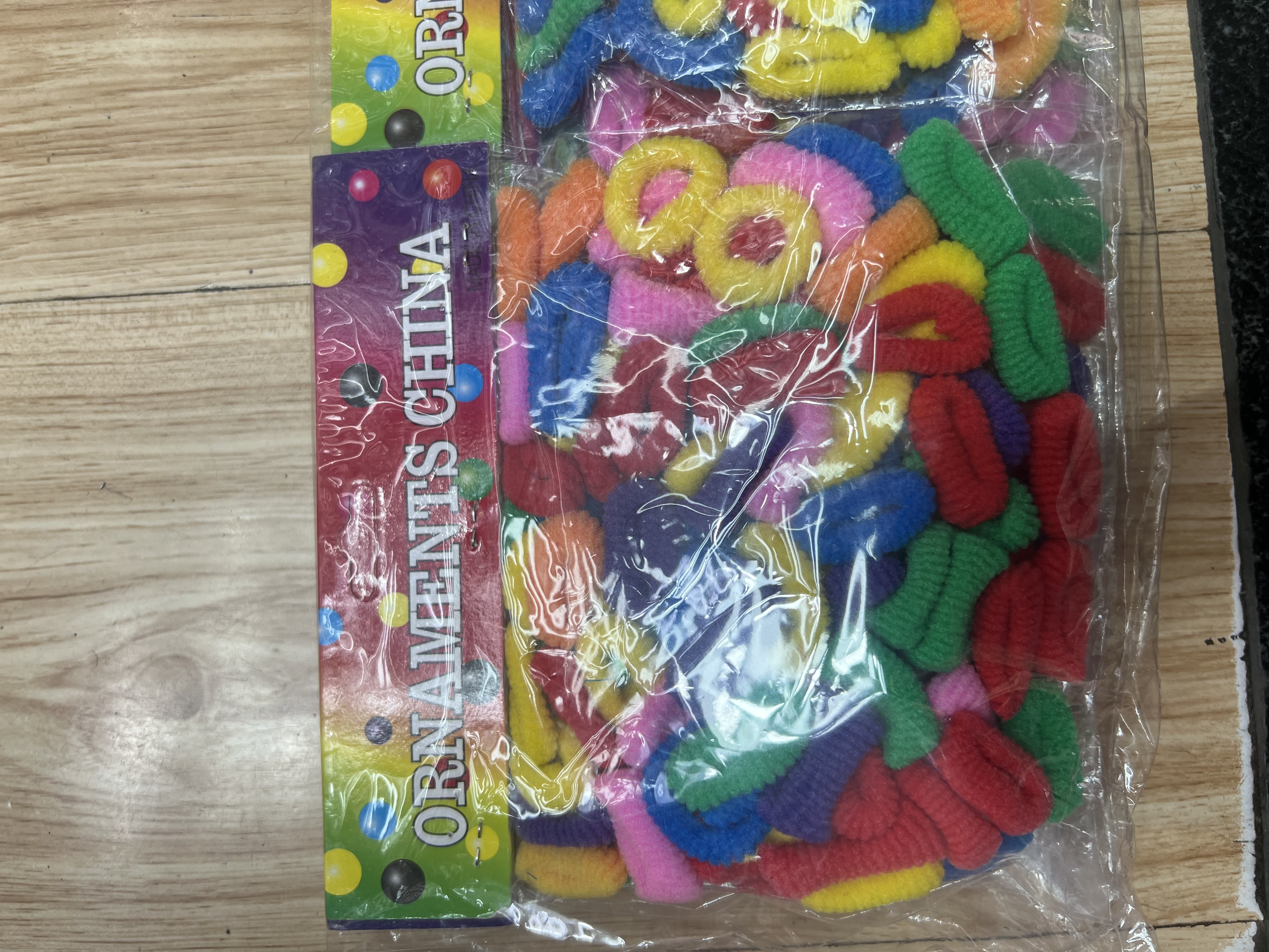 毛巾圈非洲儿童毛巾圈扎辫子出口外贸订卡无接缝皮筋发绳饰品头绳产品图