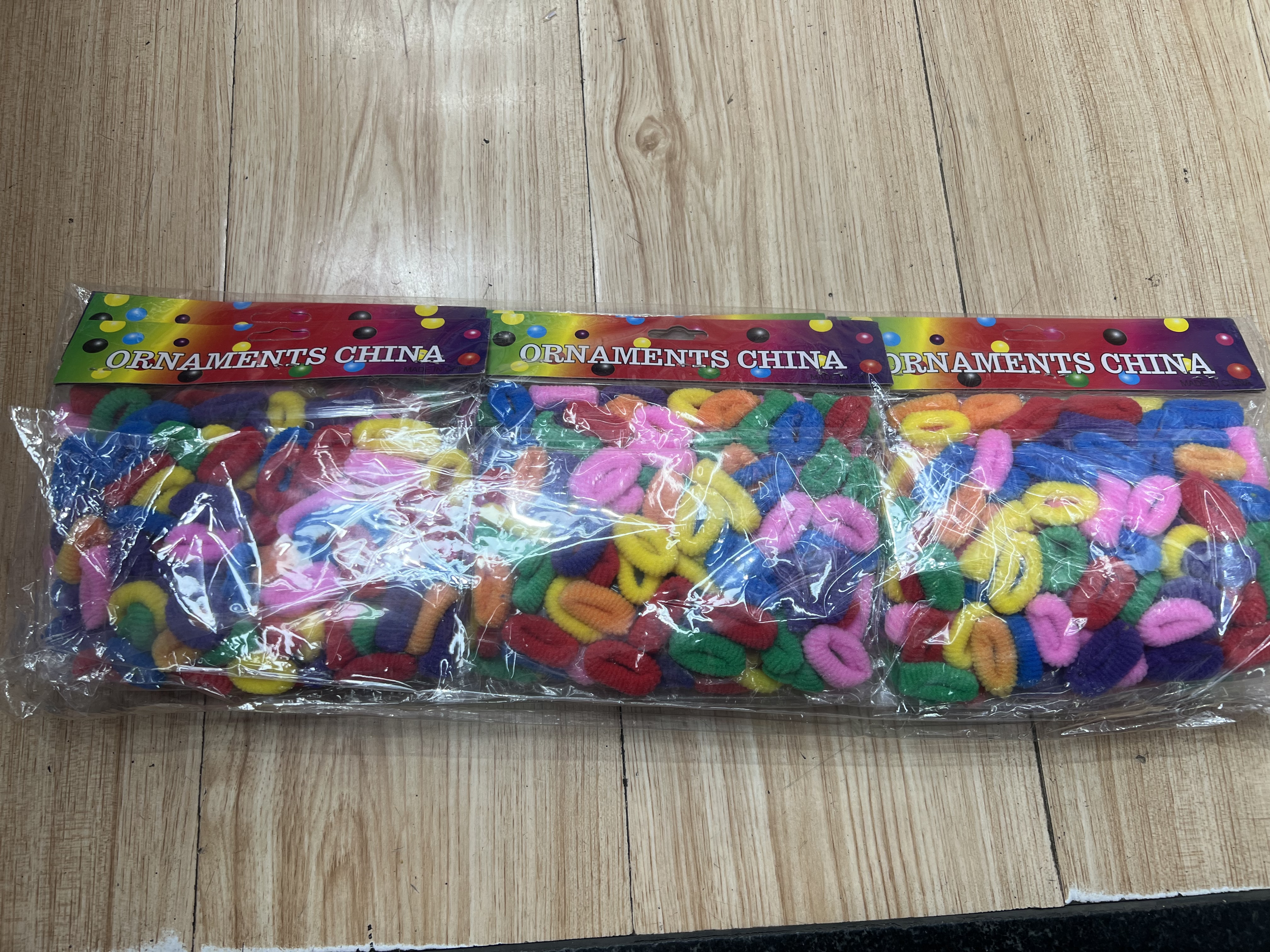 毛巾圈非洲儿童毛巾圈扎辫子出口外贸订卡无接缝皮筋发绳饰品头绳细节图