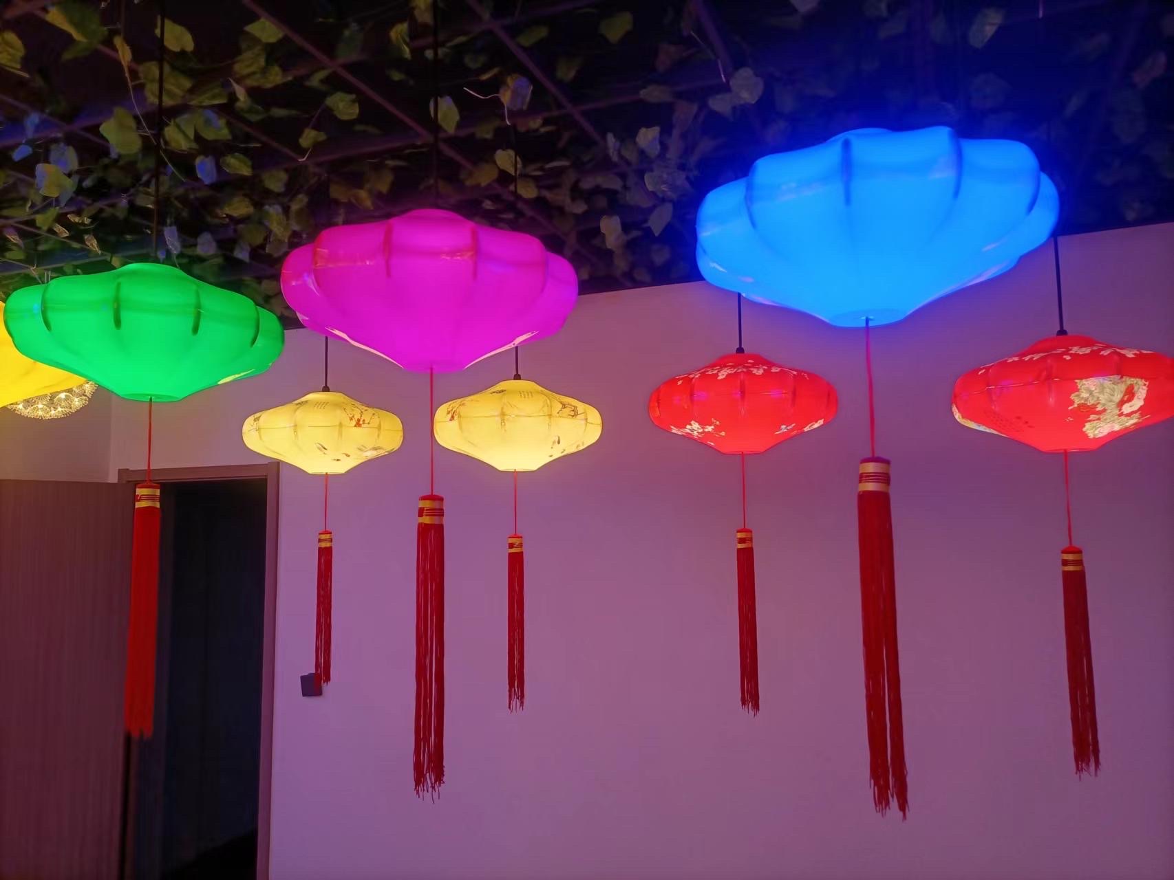 Outdoor hanging items, ancient-style lanterns, 30cm waterproof hanging tree lamps, street lighting and warm light projects, atmosphere lights, town tourist attractions, scenic spots, landscape photography, Spring Festival and National Day theme parties, event lighting, Chinese festivals detail image 4
