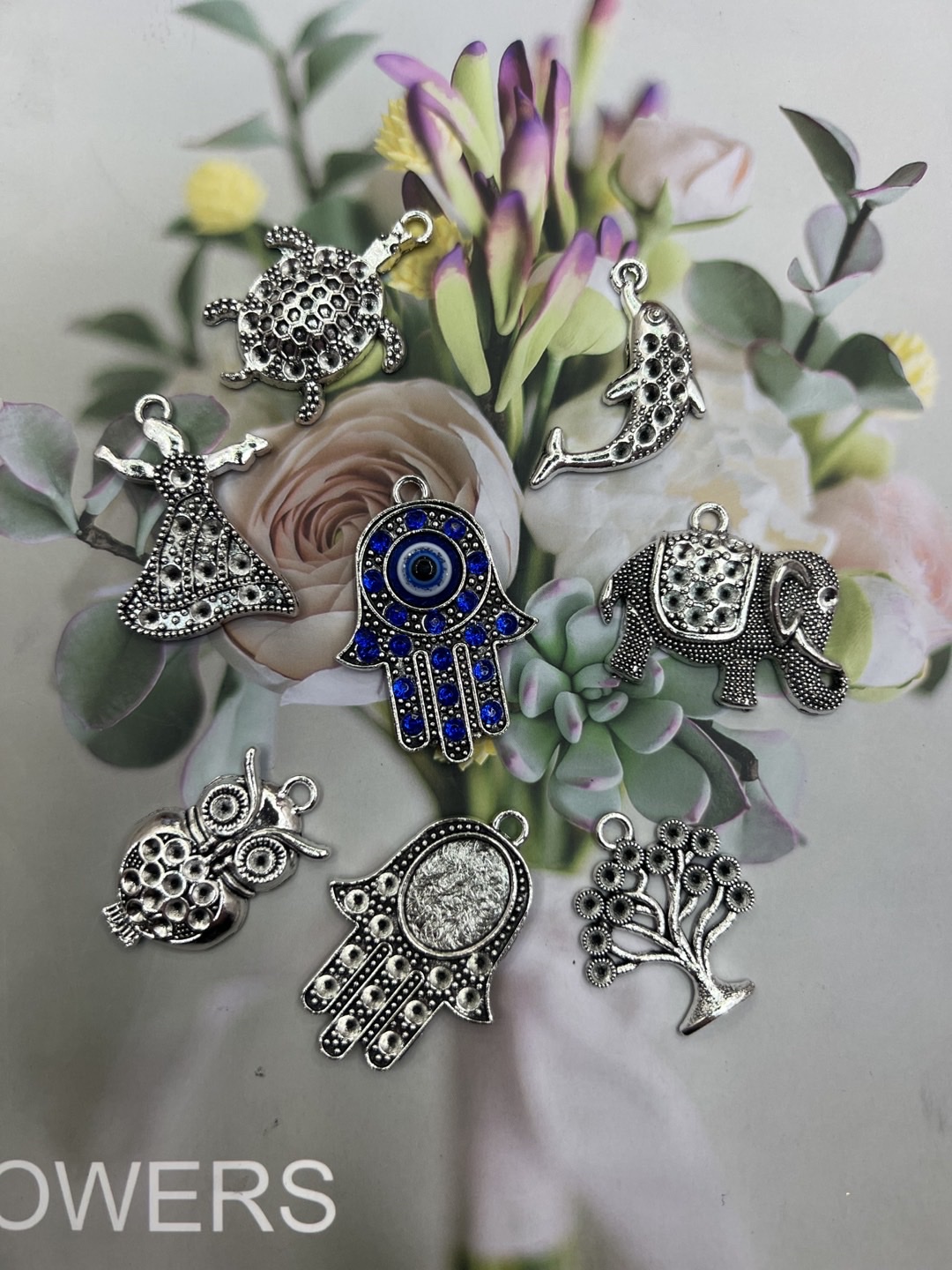 饰品配件合金配件，小动物，手，树，混合系列饰品配件详情图10