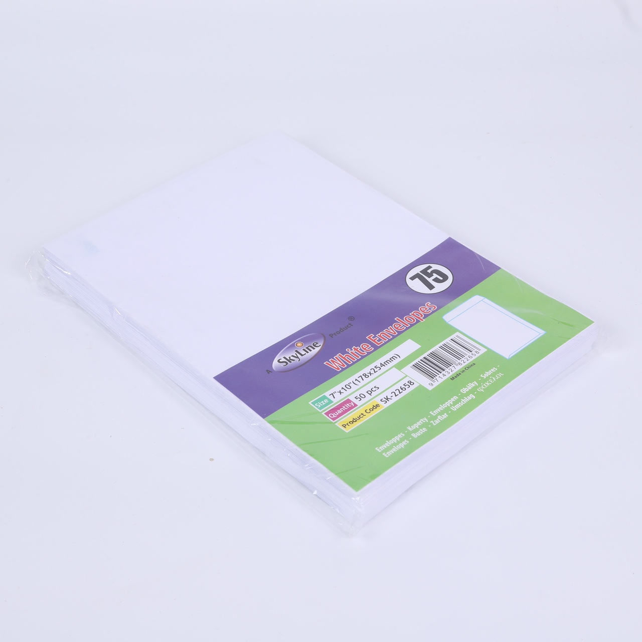 skyline 80g A5 white envelope 254x178mm 80gsm white envelope thumbnail
