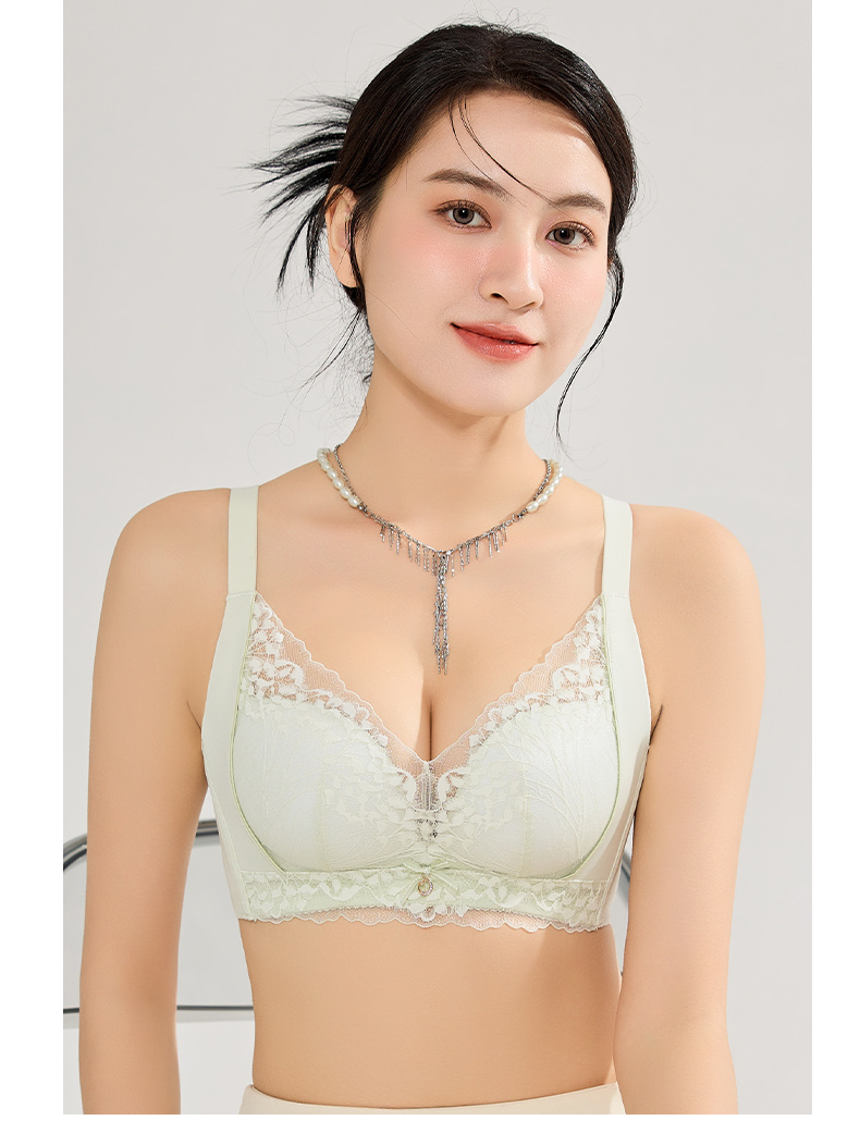 Non-magnetic, rims, mugwort temperature-adjustable inner cup, thin, anti-sagging and adjustable bra details Picture