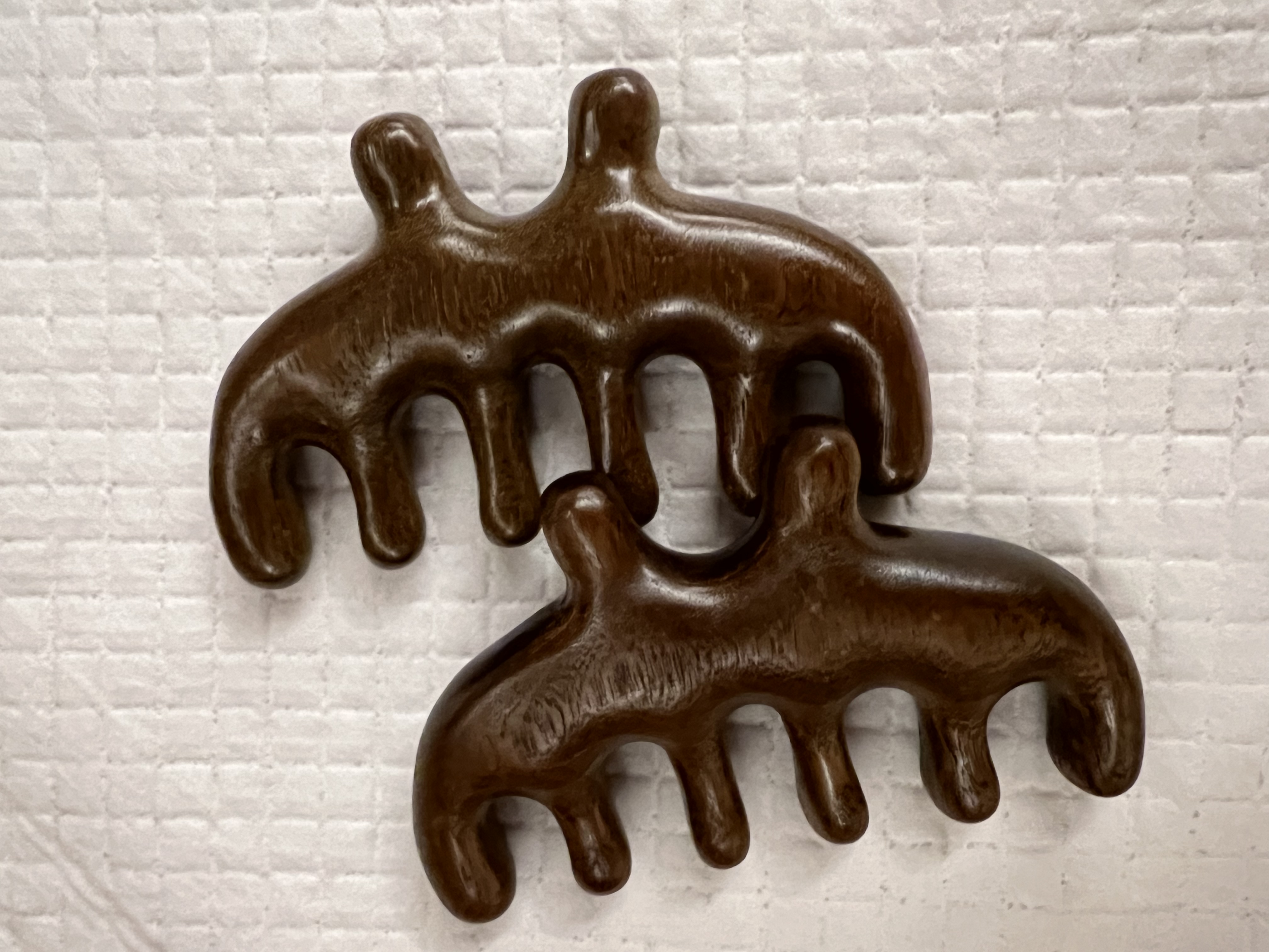 Natural log golden thread sandalwood whole wood custom-made massage meridian and acupoint massage comb Specification image