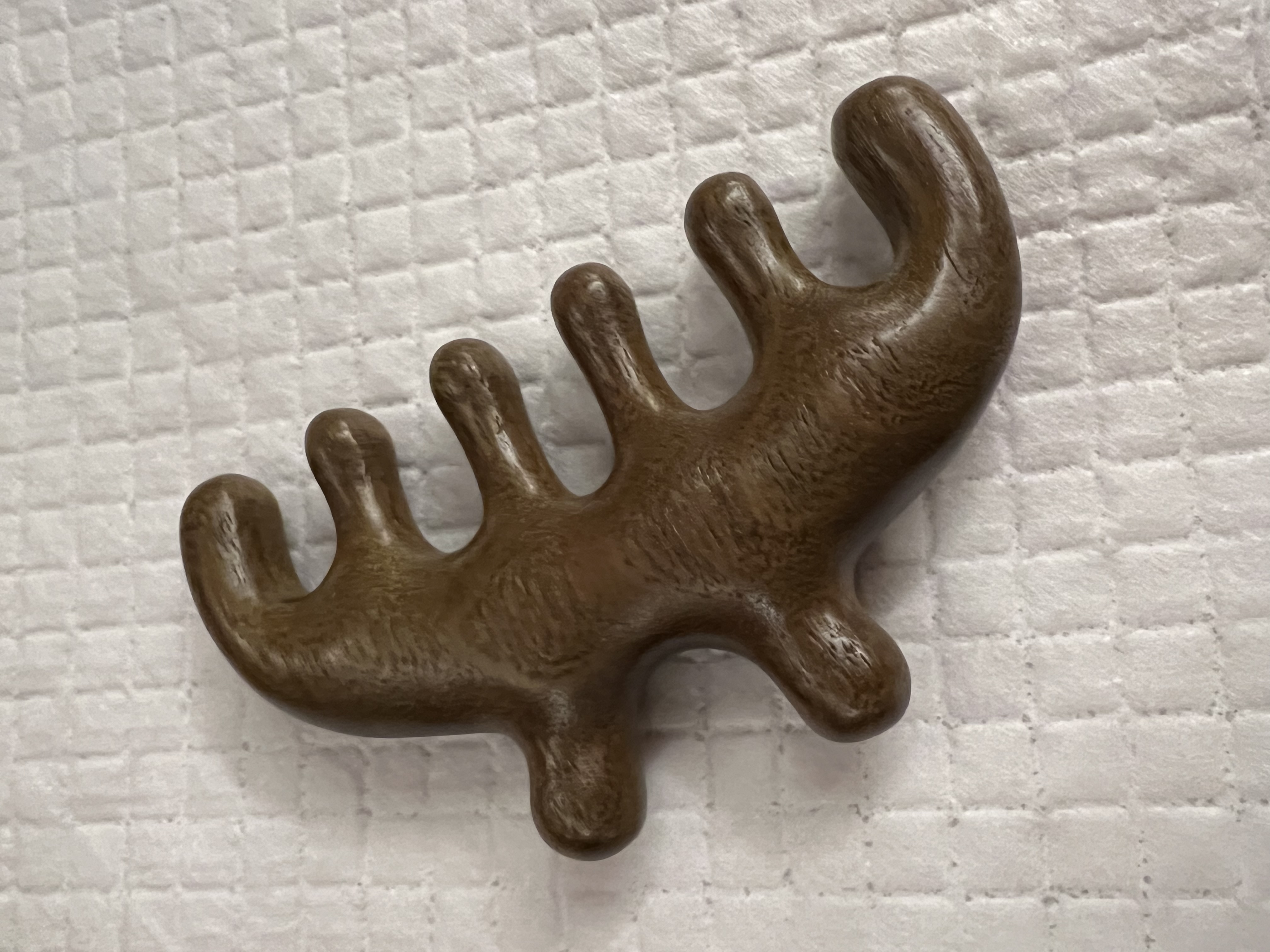 Natural log golden thread sandalwood whole wood custom-made massage meridian and acupoint massage comb details Picture