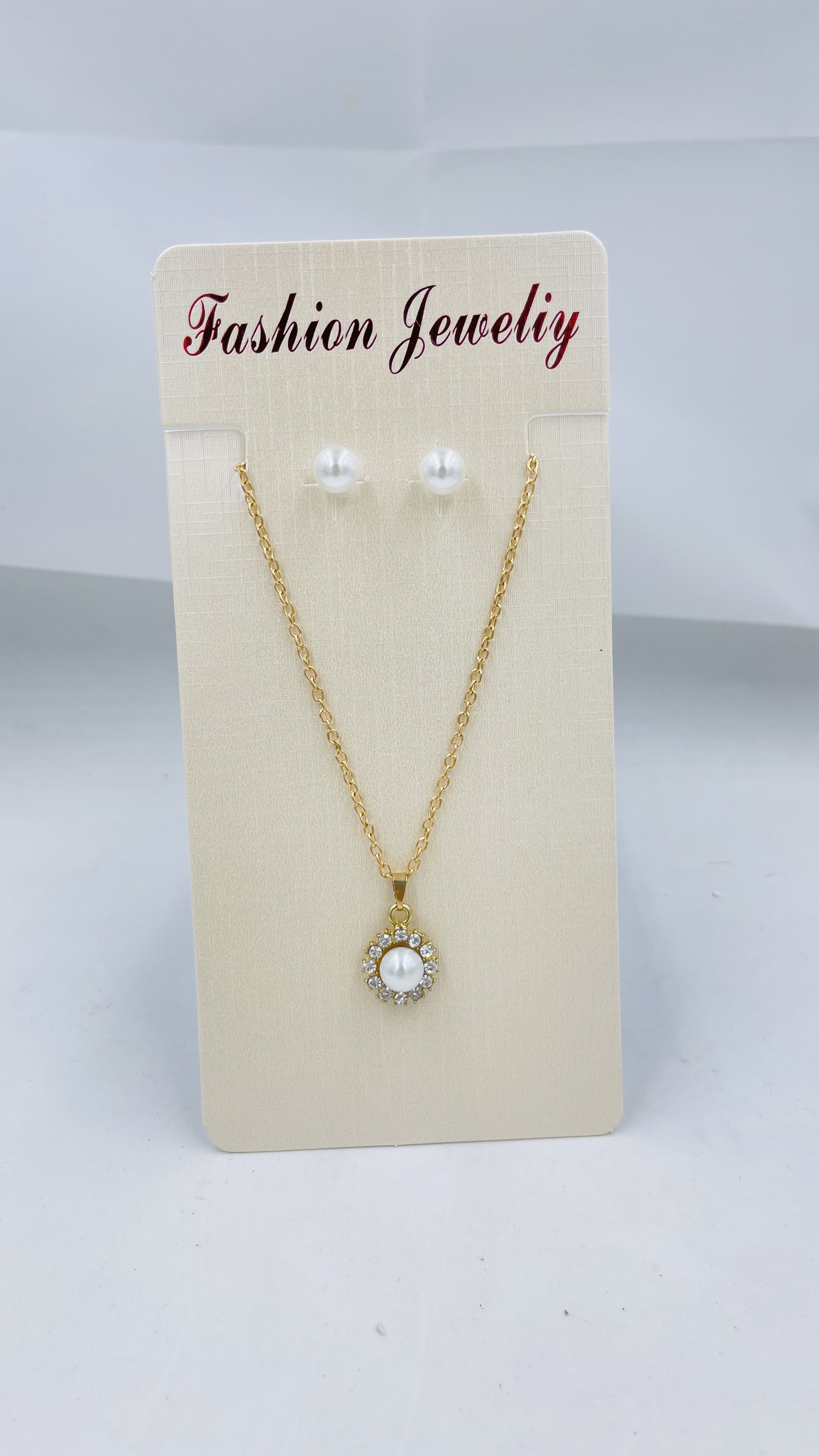 Two Necklace Earrings Set details Picture