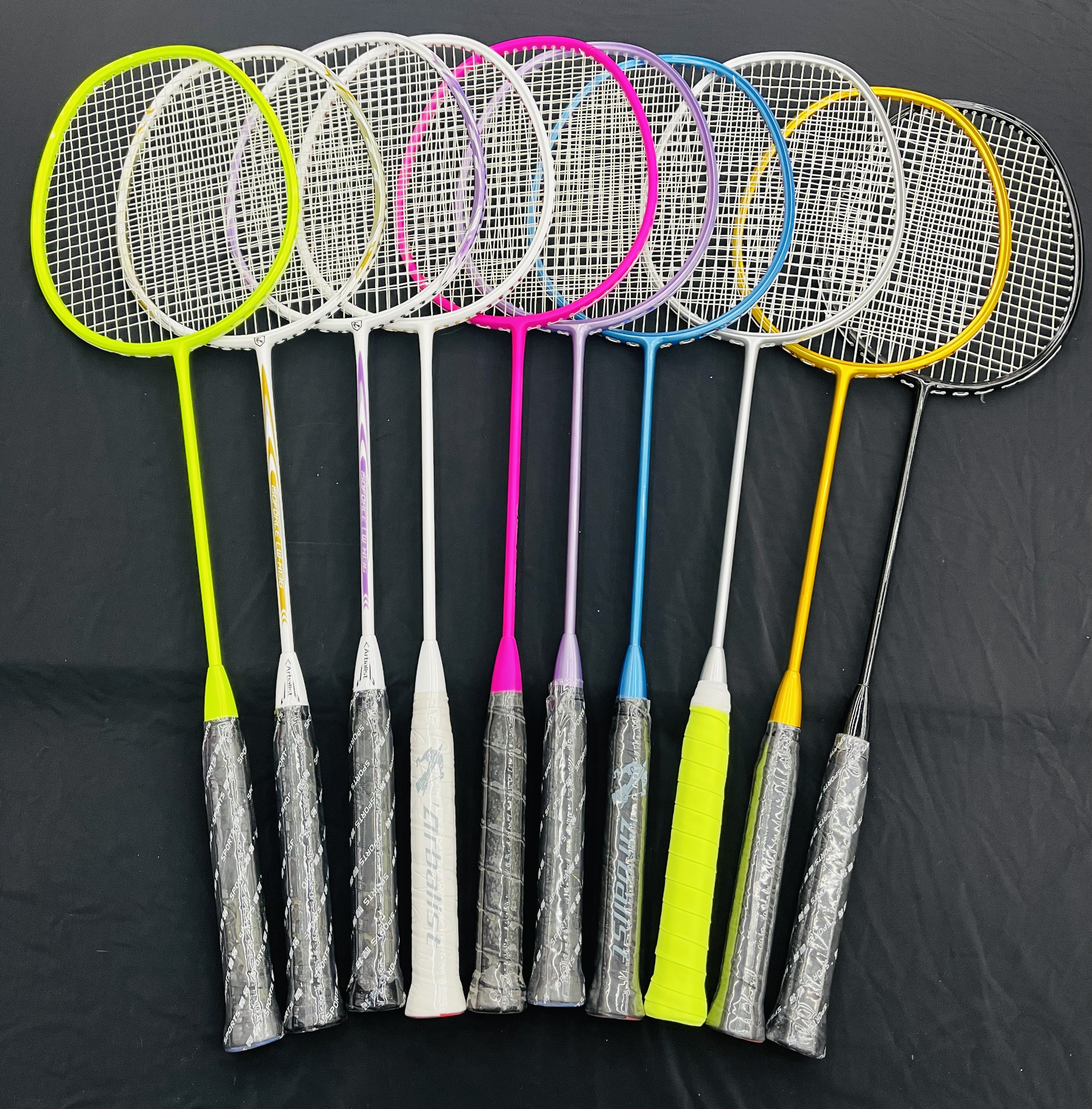 碳素纤维羽毛球拍普通训练拍加绒布球拍包图