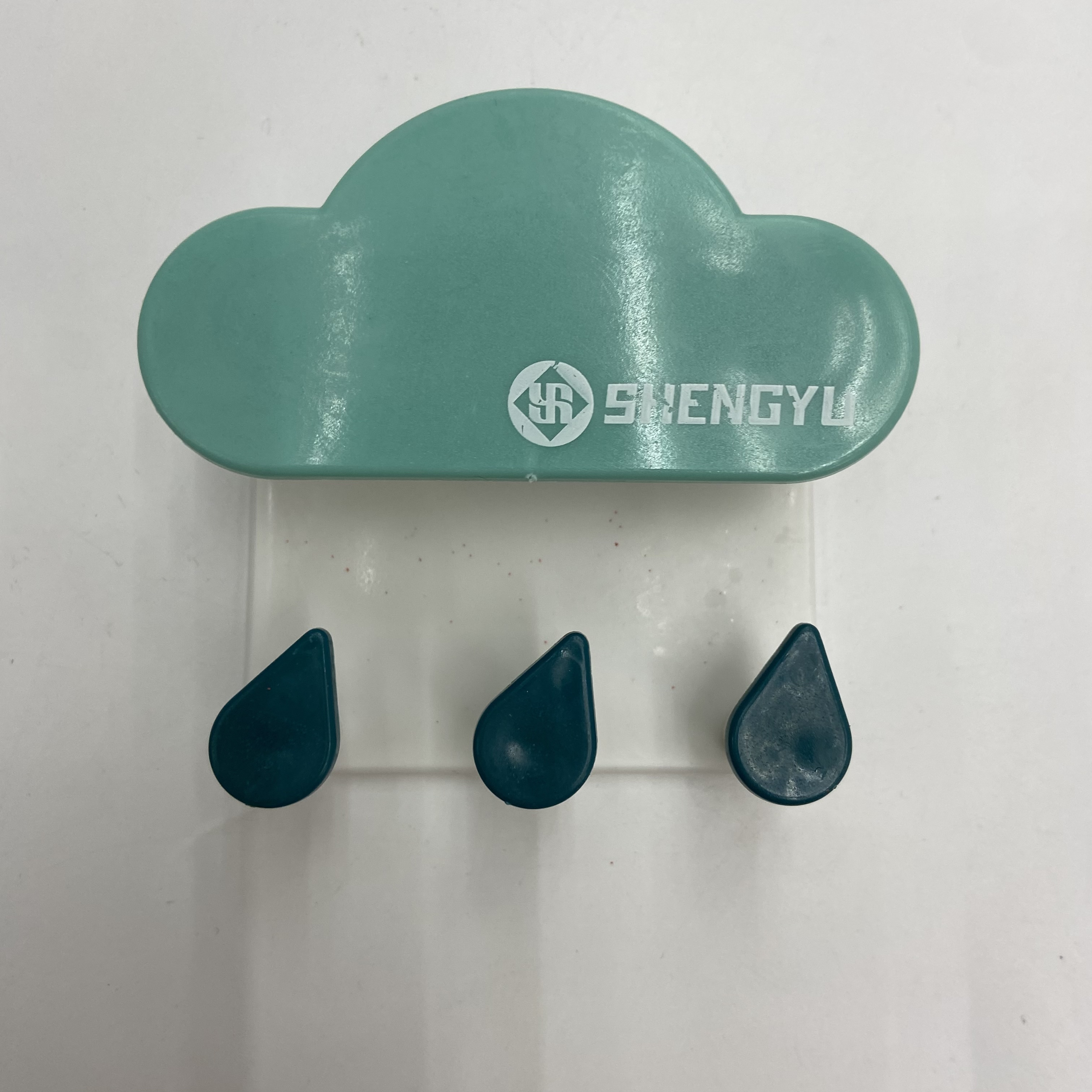 可爱云朵造型挂钩强力粘胶承重无痕免打孔贴墙上厨房浴室墙面粘钩产品图