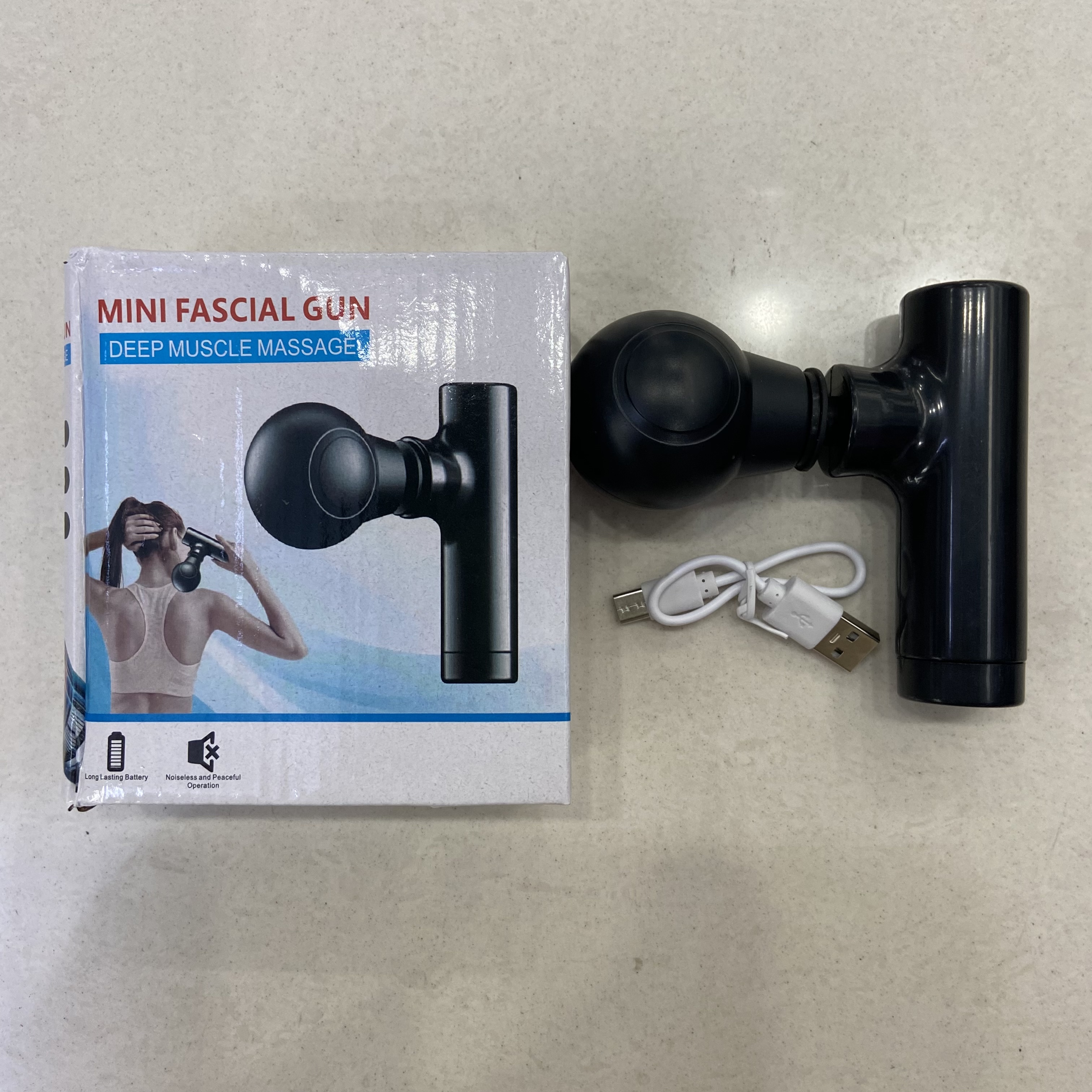 Mini fascia gun, portable electric muscle relaxation massager fascia gun detail image 2