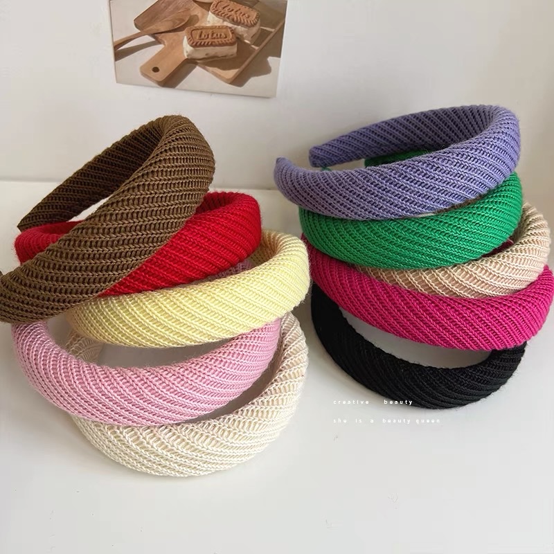 发箍/新年发箍/塑料发箍/碎花发箍/头箍产品图