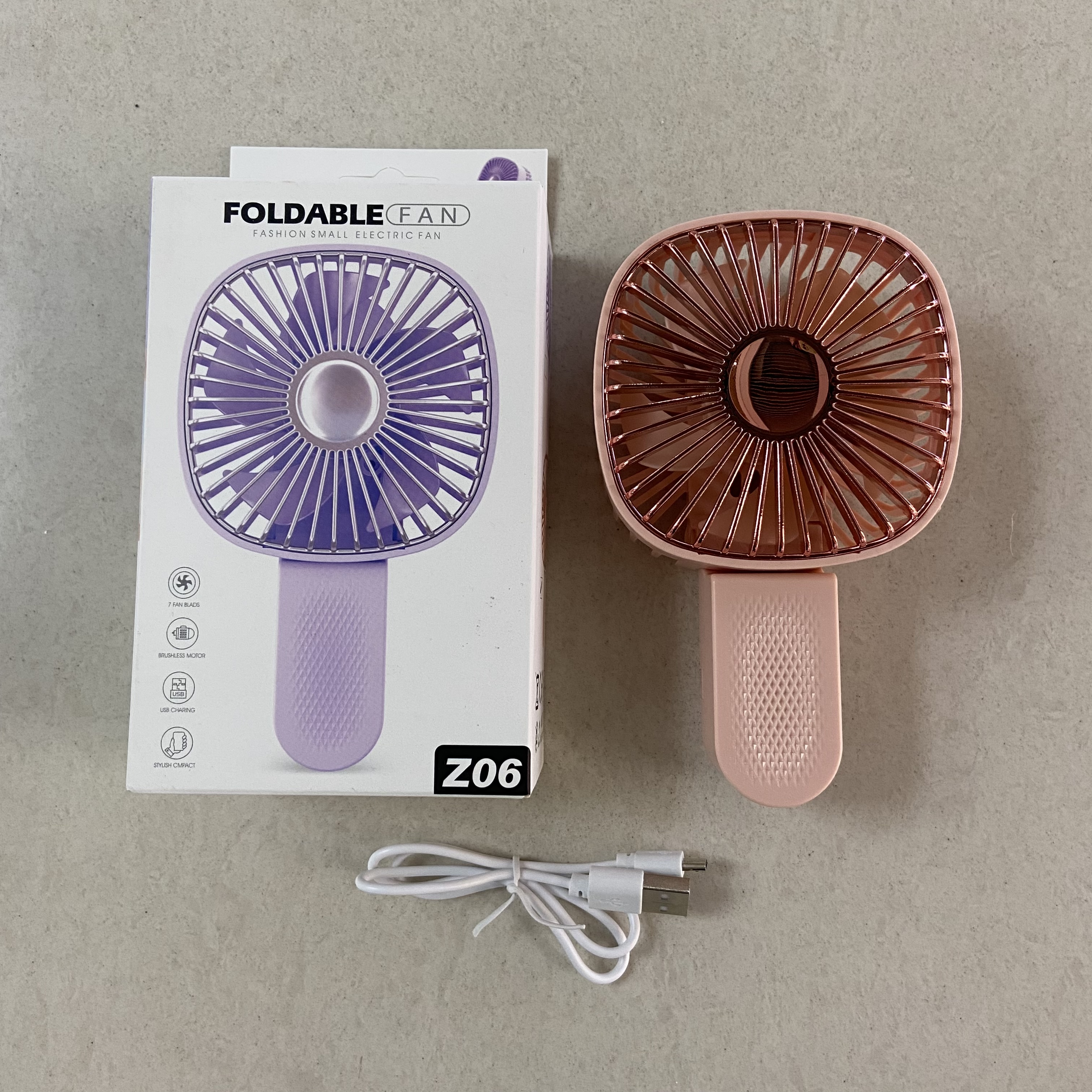 USB充电随身携带小风扇学生儿童宿舍折叠小电扇
详情图2