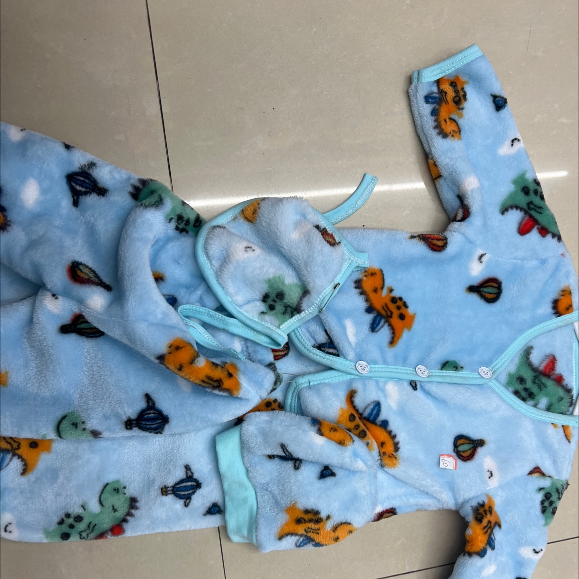 Foreign Trade Baby Underwear 5-Piece Children's Flannel Children's Underwear Baby Set details Picture