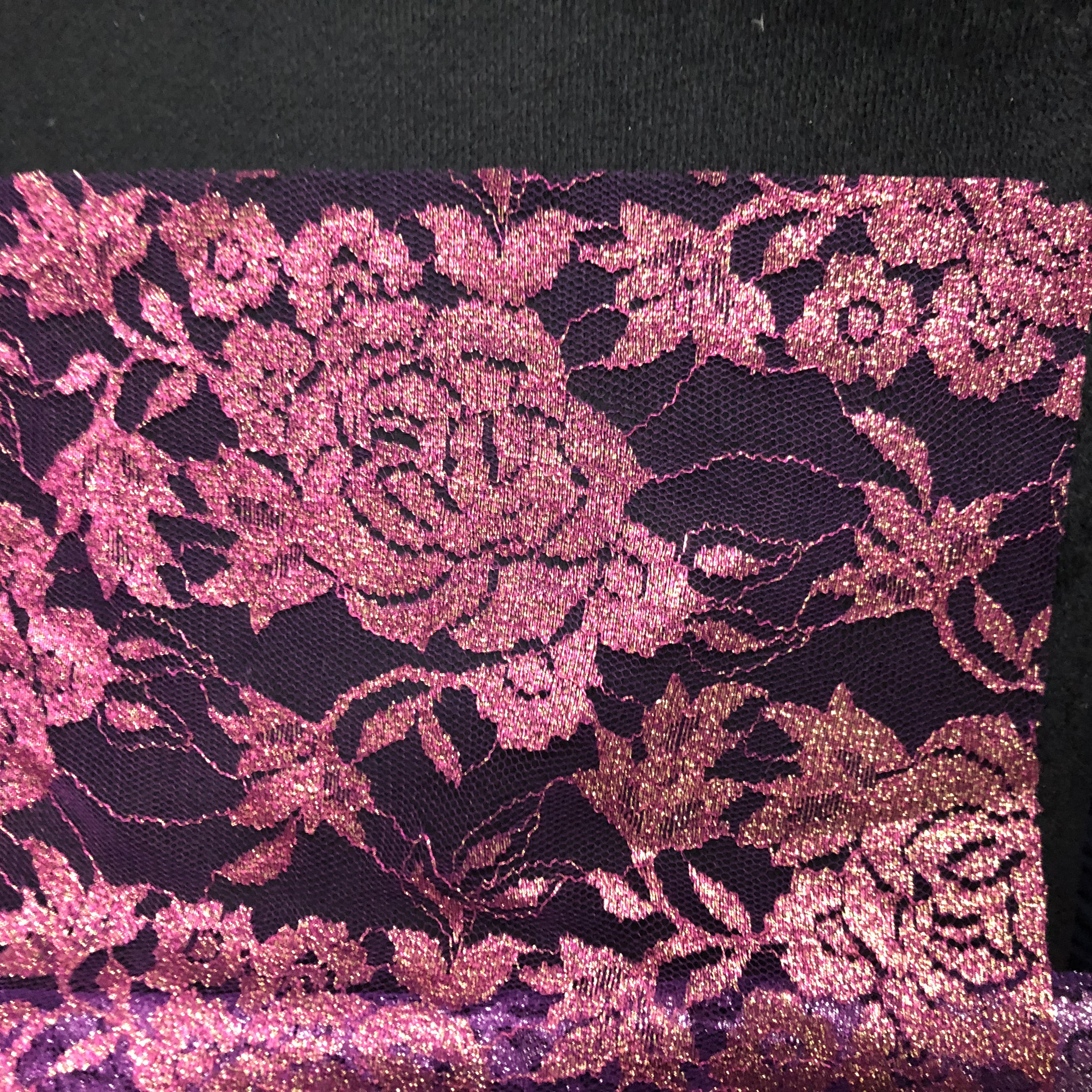 Gold Thread Lace Fabric Gauze Fabric