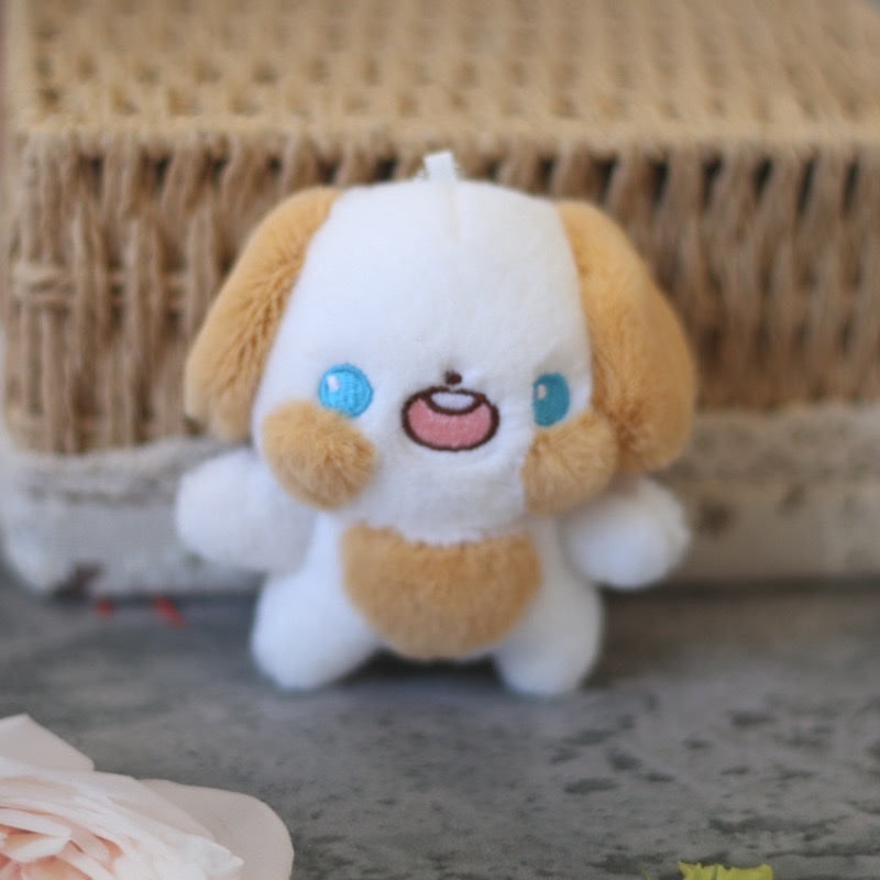 可爱萌网红小狗挂件毛绒玩具嘟嘟狗公仔玩偶布娃娃包包挂饰钥匙扣 细节图