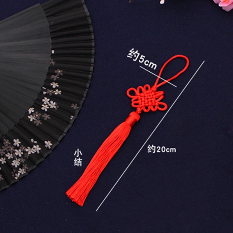 Chinese Knot No. 5, 6 knots with tassels