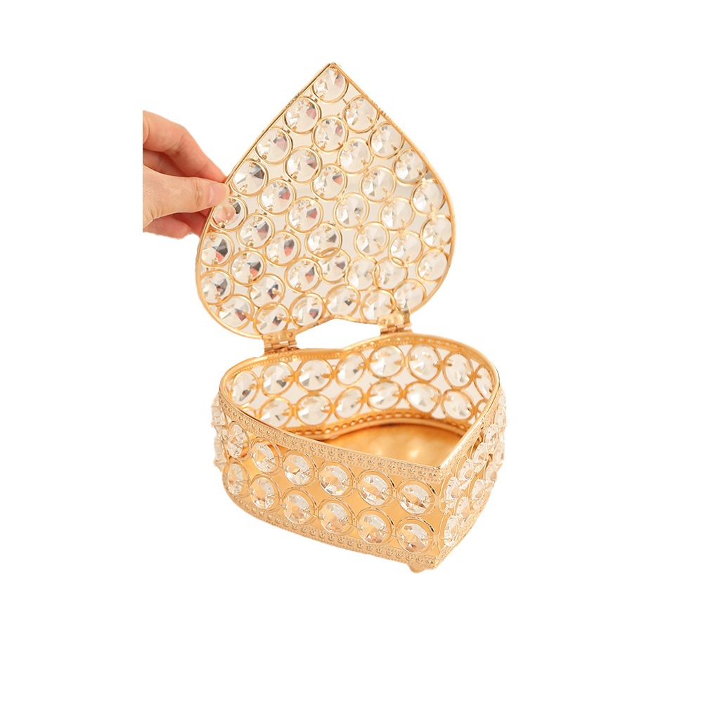 Fashion Light Luxury Large Capacity Storage Box Creative Multi-Purpose Exquisite Storage Box Multi-Style Golden Candy Box Item Picture